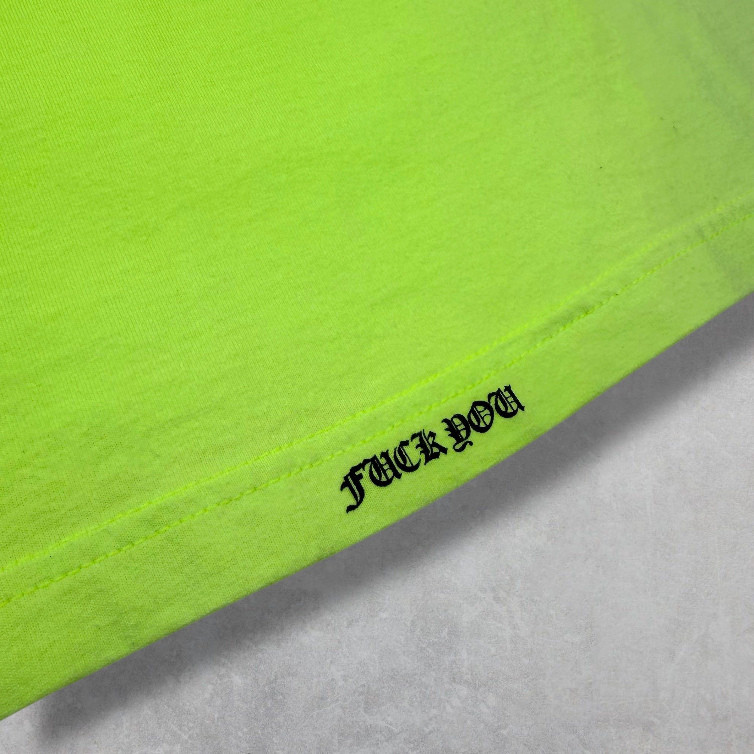 Chrome Hearts Vintage Chrome Hearts NYC Scroll Logo Tee Neon M Size US M / EU 48-50 / 2 - 6 Thumbnail