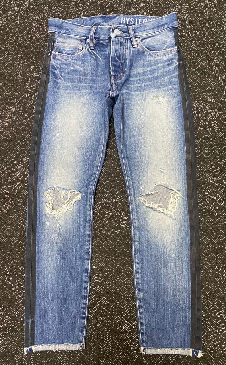 💥BEST OFFER💥HYSTERIC GLAMOUR SELVEGDE PUNK WOMEN DENIM