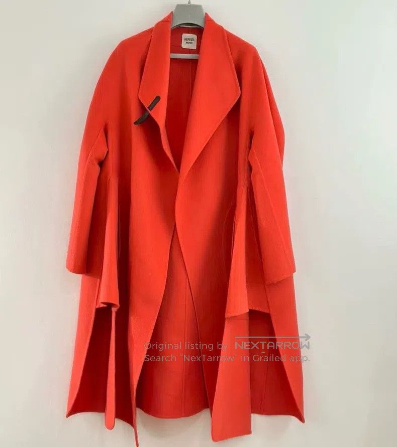 Hermes Hermes Pure cashmere overcoat Size XXS / US 00 / IT 34 - 1 Thumbnail