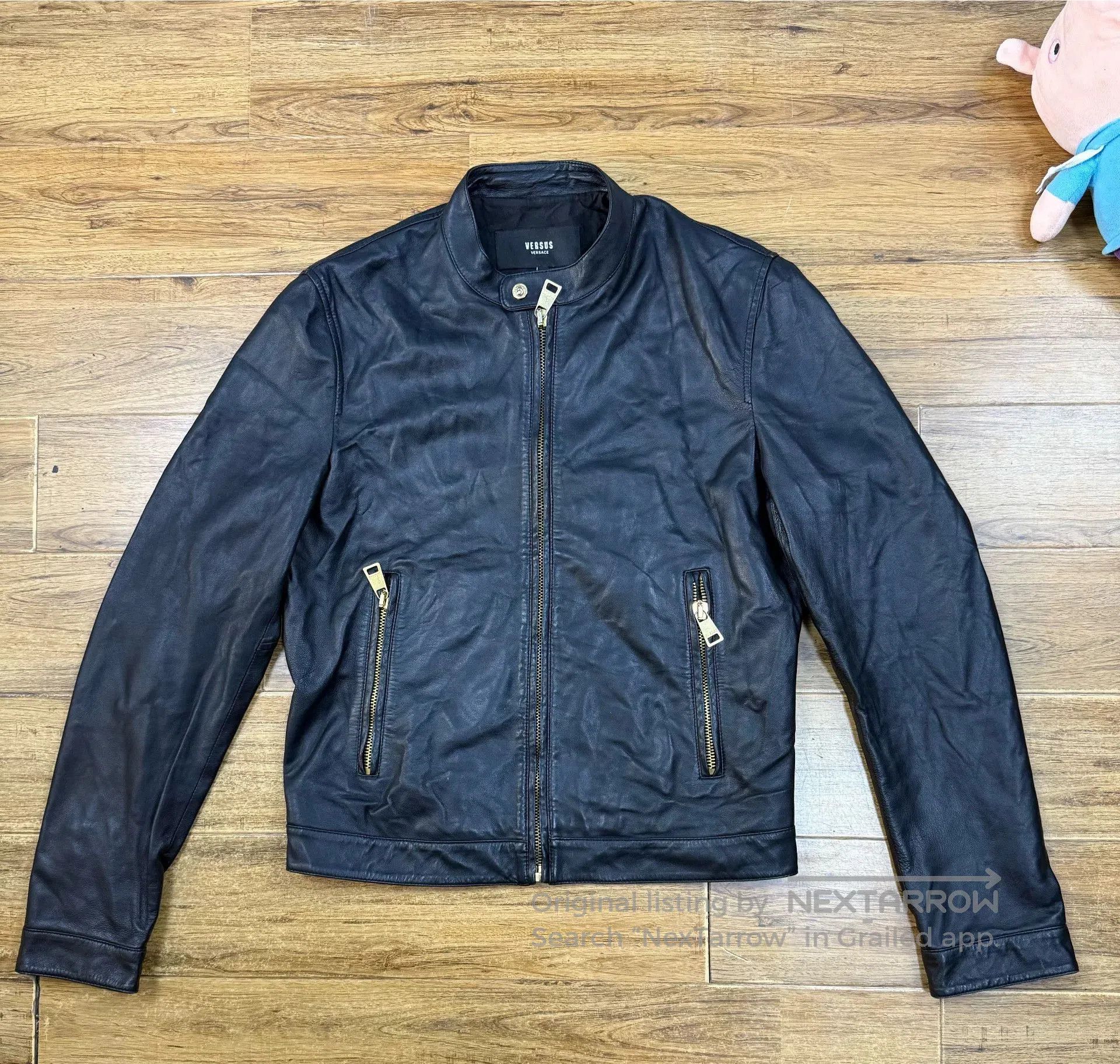 Versace Versace Black Leather Biker Jacket. Size US S / EU 44-46 / 1 - 1 Thumbnail