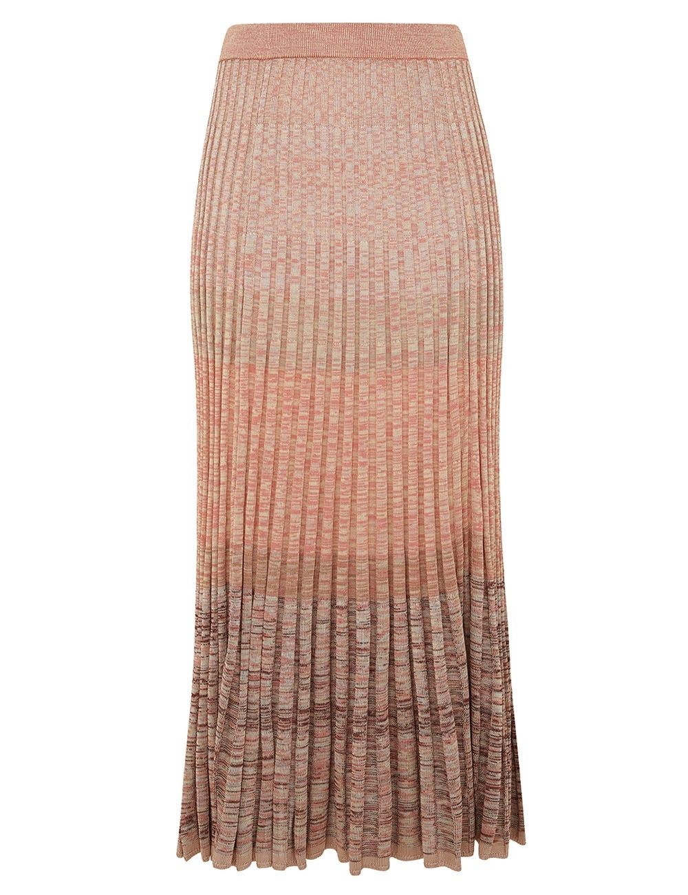 oc11z0825 Illustration Mouline Skirt in Multicolor