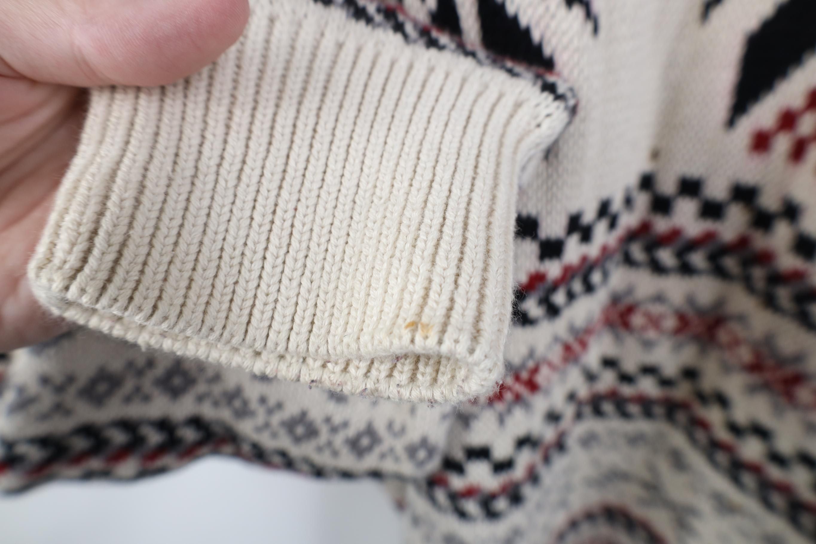 Vintage Vintage 90s Streetwear Knit Fair Isle Snowflake Sweater Size US XL / EU 56 / 4 - 6 Thumbnail