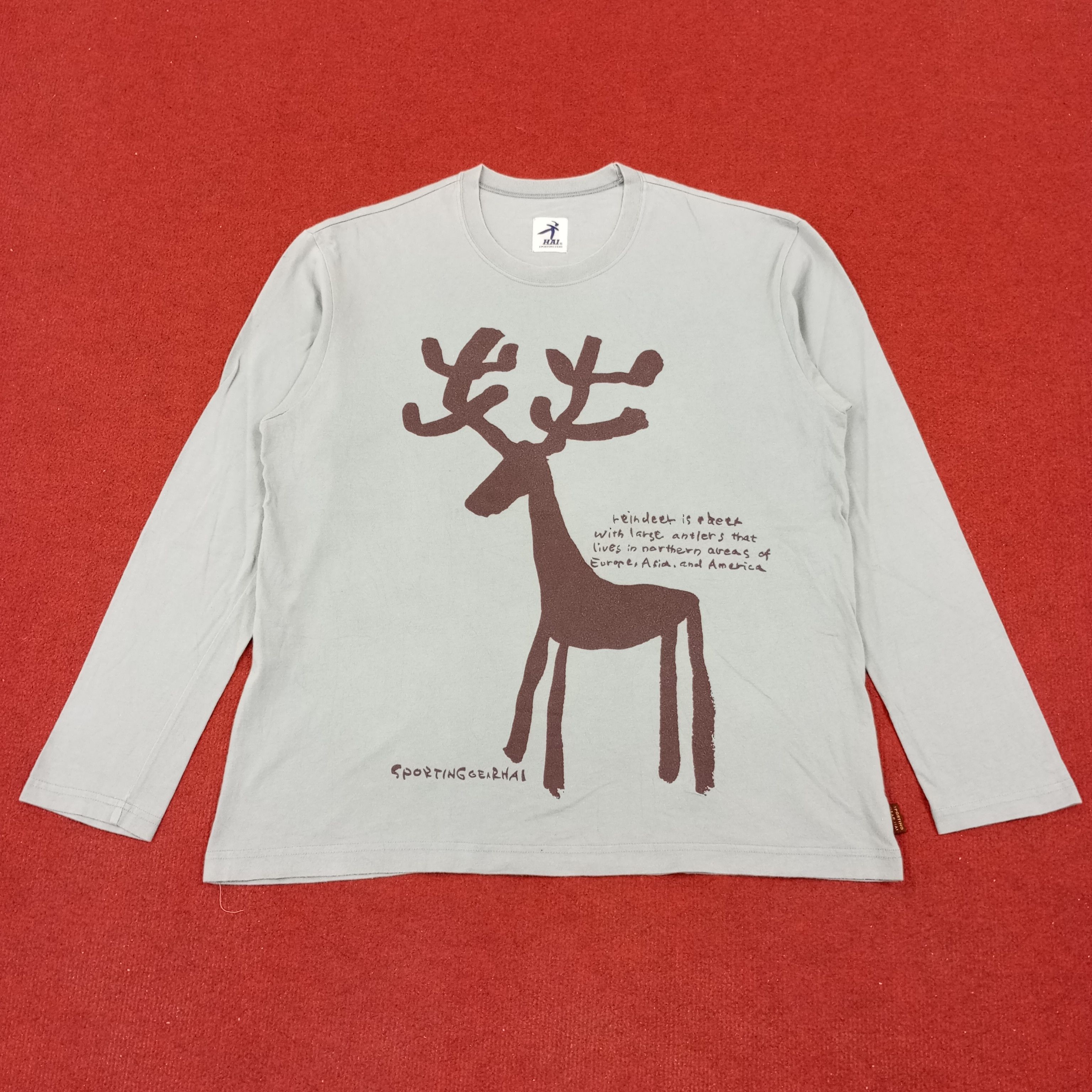 Hai Sporting Gear Hai Sporting Gear Japanese Designer Brand Long Sleeve Tshirt Size US L / EU 52-54 / 3 - 1 Thumbnail