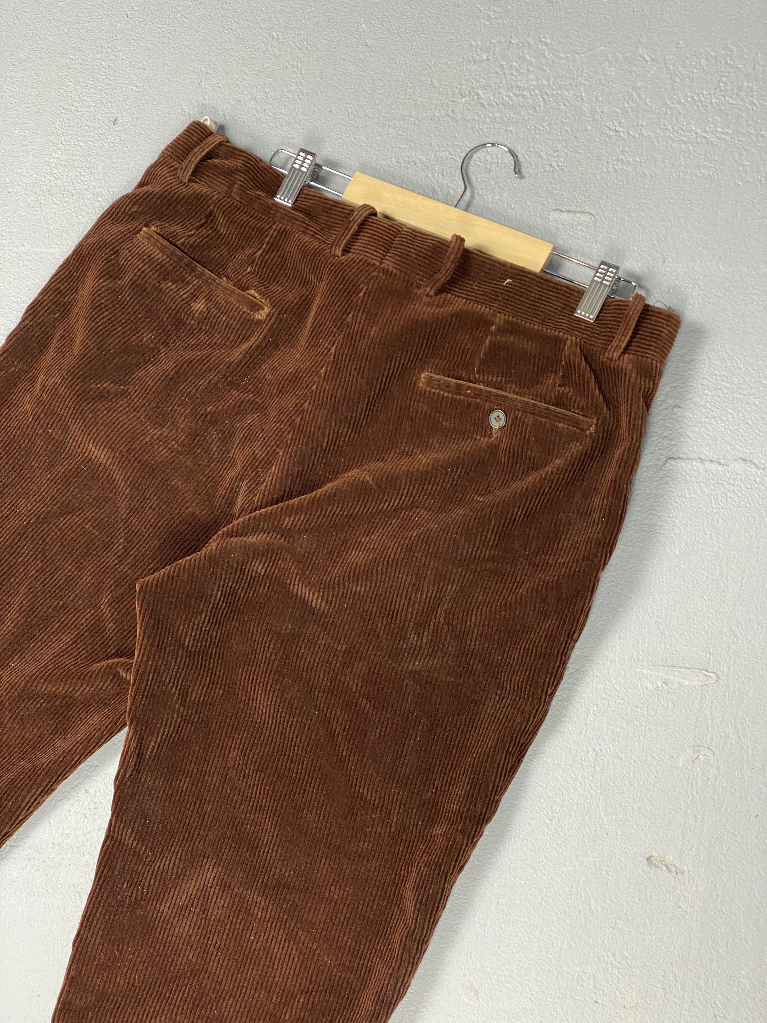 Marni Marni Wide Leg Cropped Corduroy Brown Pants Size US 38 / EU 54 - 13 Thumbnail