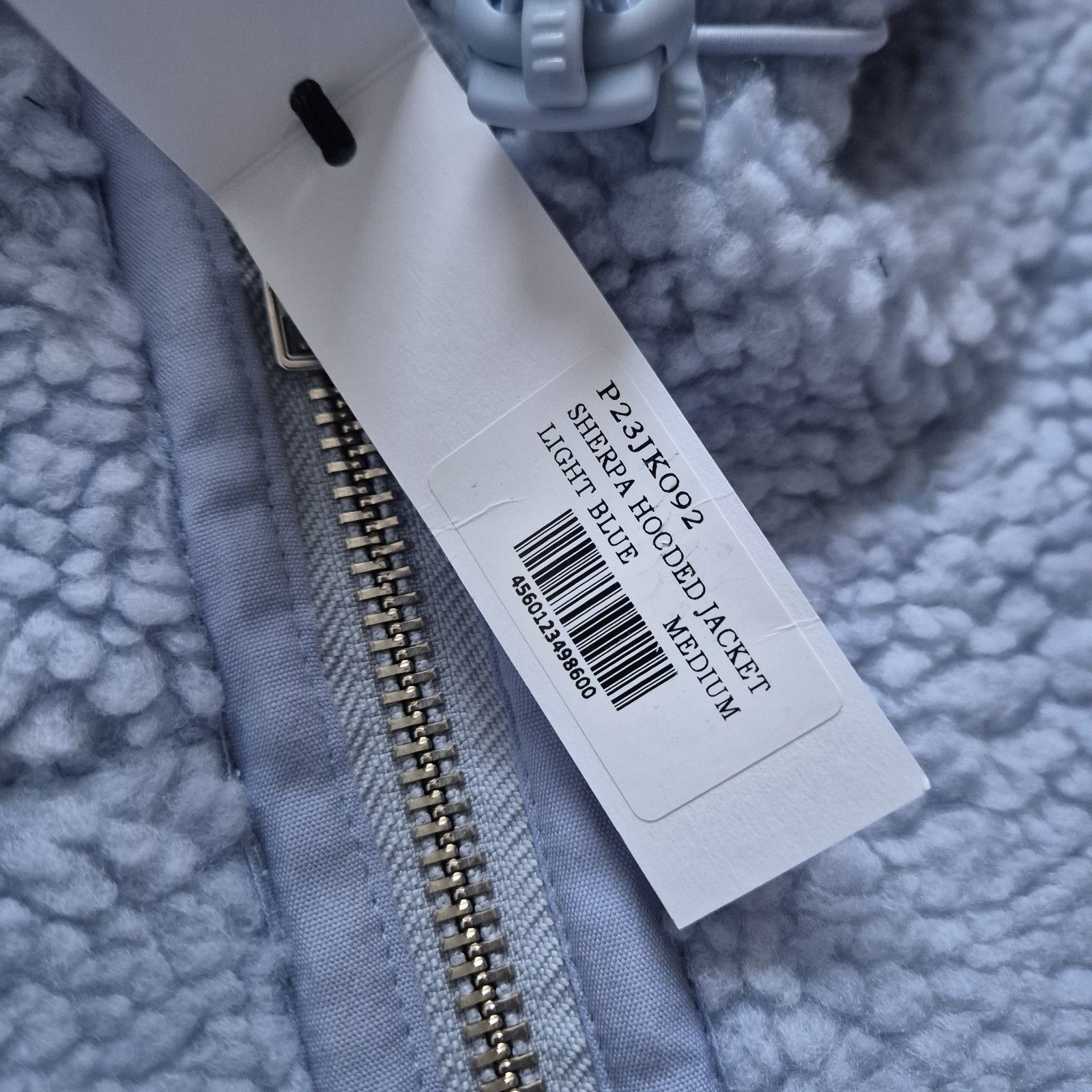 Palace Palace Sherpa Hooded Jacket Light Blue Medium Brand New FW22 Size US M / EU 48-50 / 2 - 6 Thumbnail