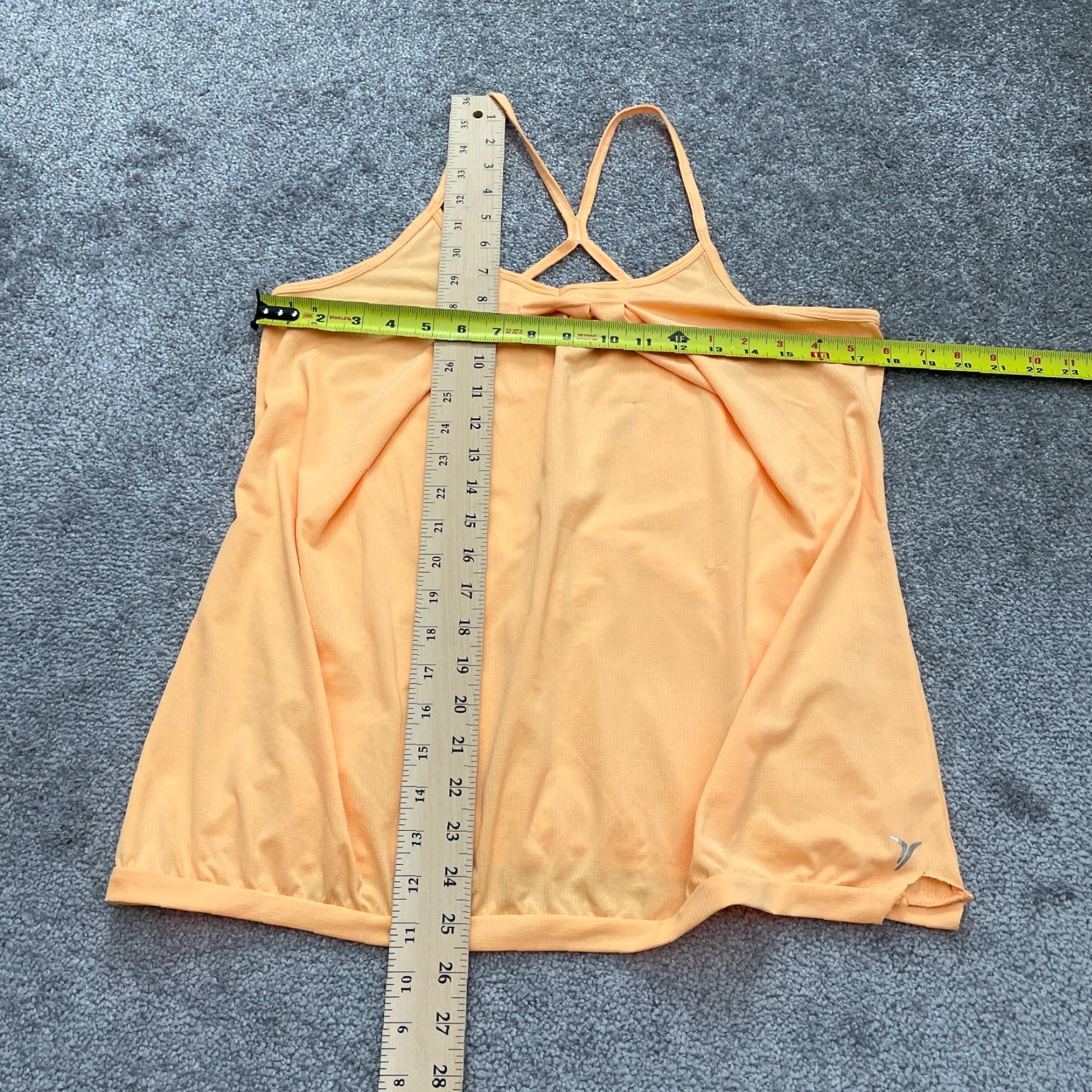 Old Navy Old Navy Active Tank Top Womens L Orange Racerback Halter Sleeveless Athletic Fit Shirt Size L / US 10 / IT 46 - 7 Thumbnail