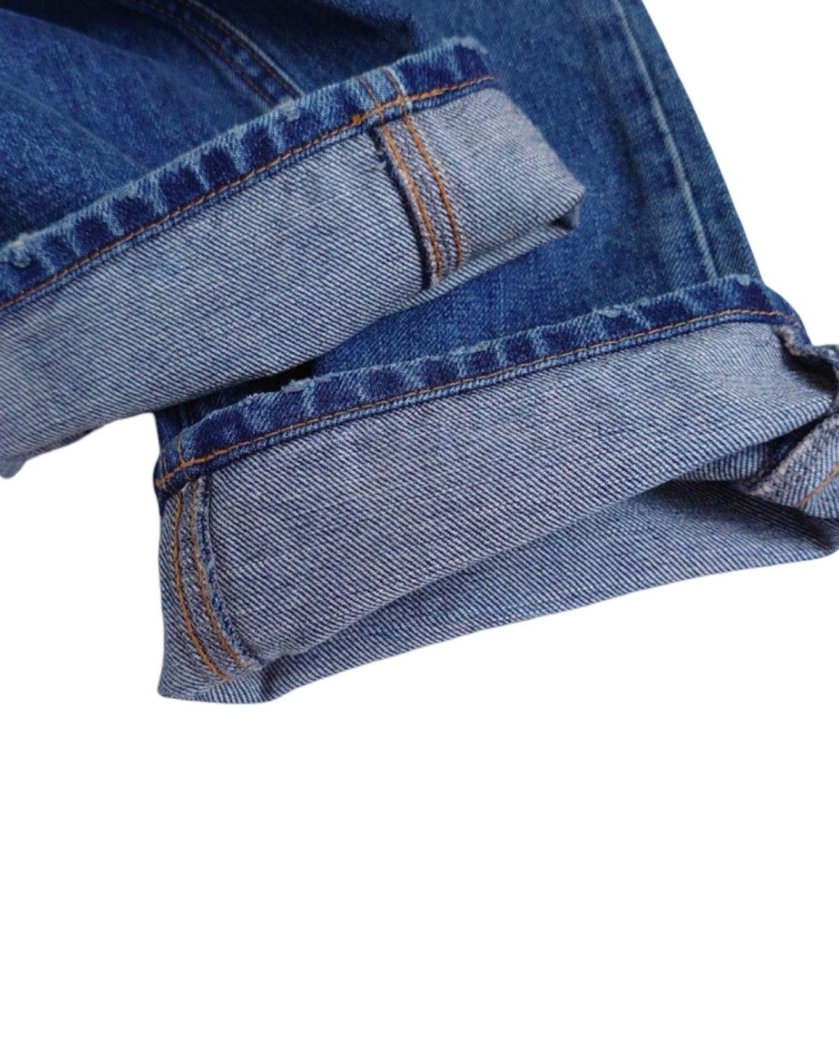 Pledge Patch Work Distressed Indigo Dyed Denim Jeans Size US 30 / EU 46 - 6 Thumbnail