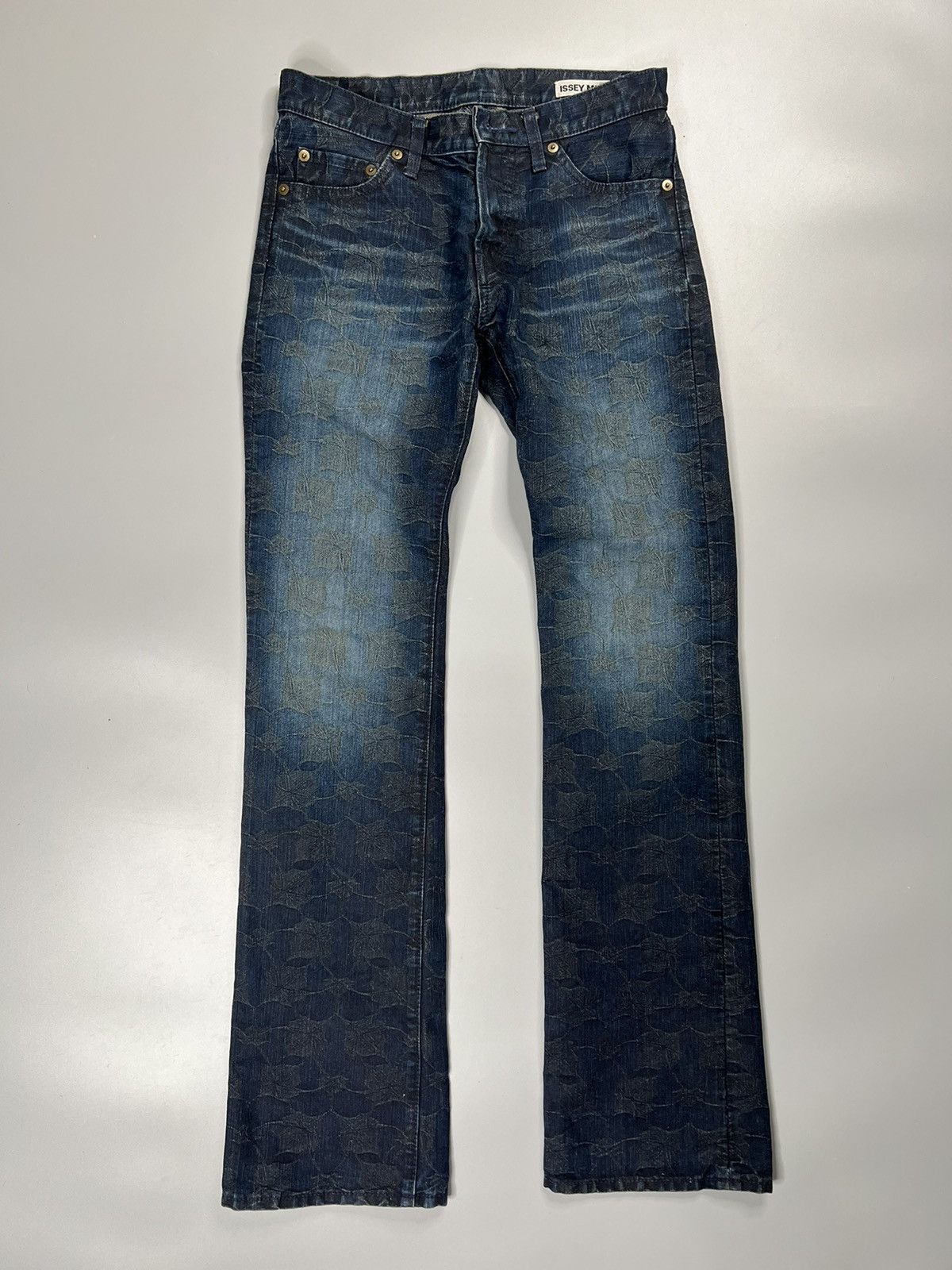 Issey Miyake Issey Miyake F/W 06 Jacquard Weave Floral Jeans Size US 28 / EU 44 - 1 Thumbnail