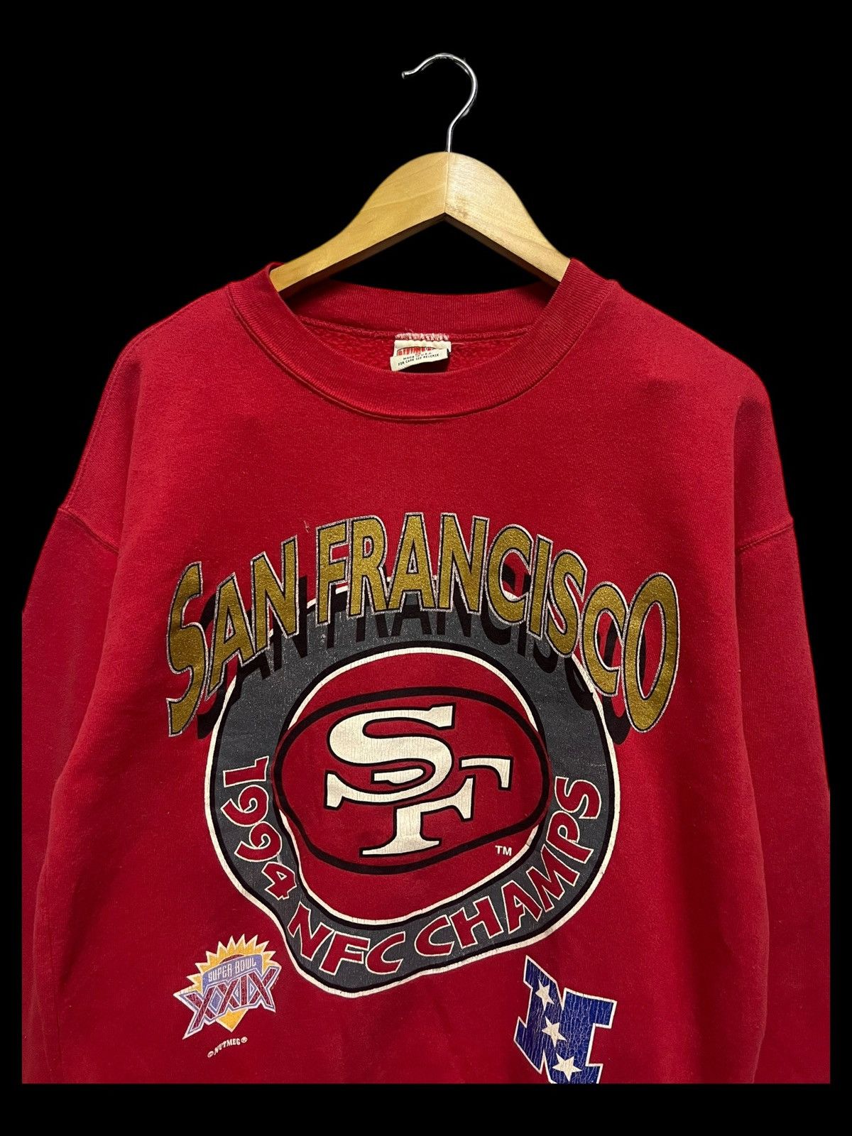 NFL Vintage 1994 San Francisco 49ers Sweatshirt Size US M / EU 48-50 / 2 - 2 Thumbnail