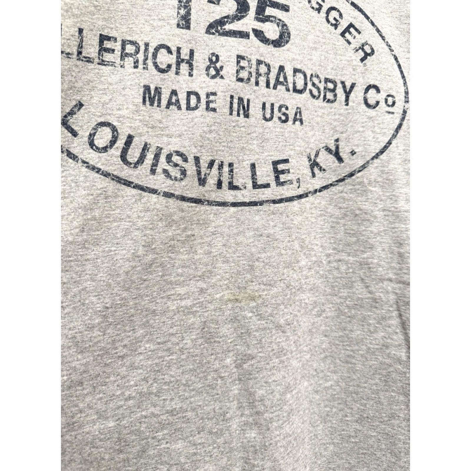 Vintage VINTAGE Louisville Slugger 90s Gray Baseball Tee Shirt L Men’s Size US L / EU 52-54 / 3 - 4 Thumbnail