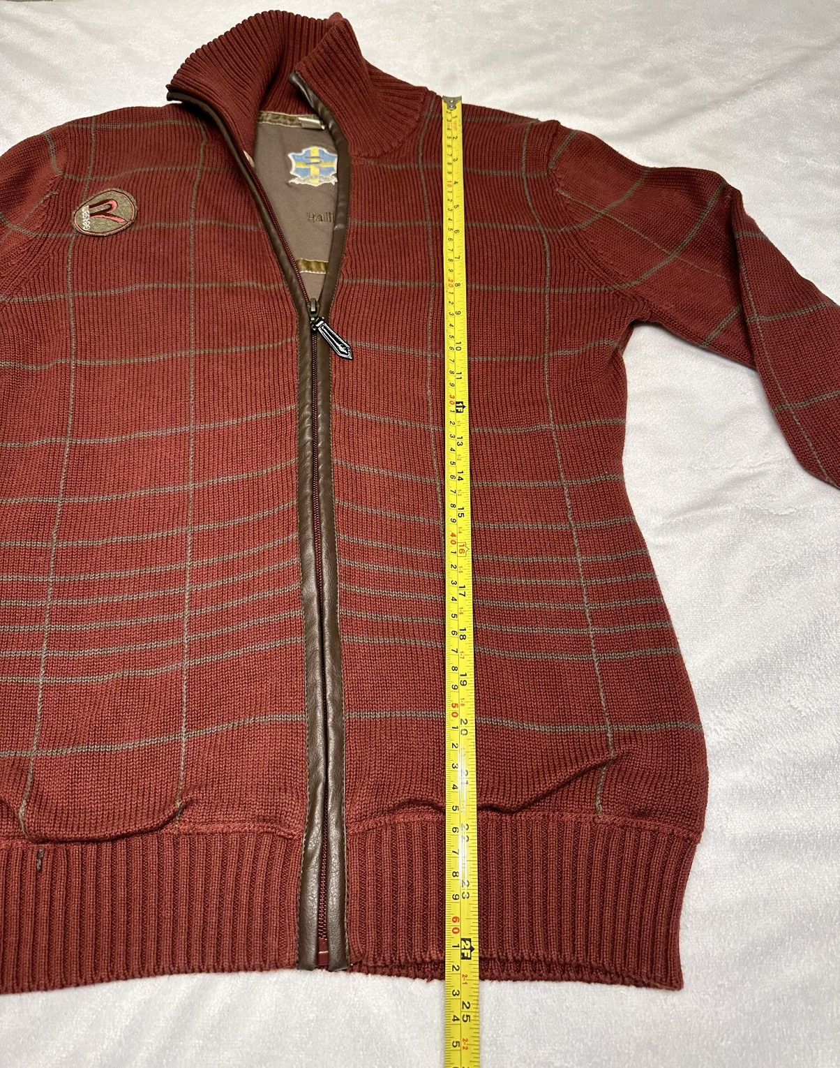 Other Gersemi Womens Medium Red Long Sleeve Full Zip Sweater Size M / US 6-8 / IT 42-44 - 6 Thumbnail