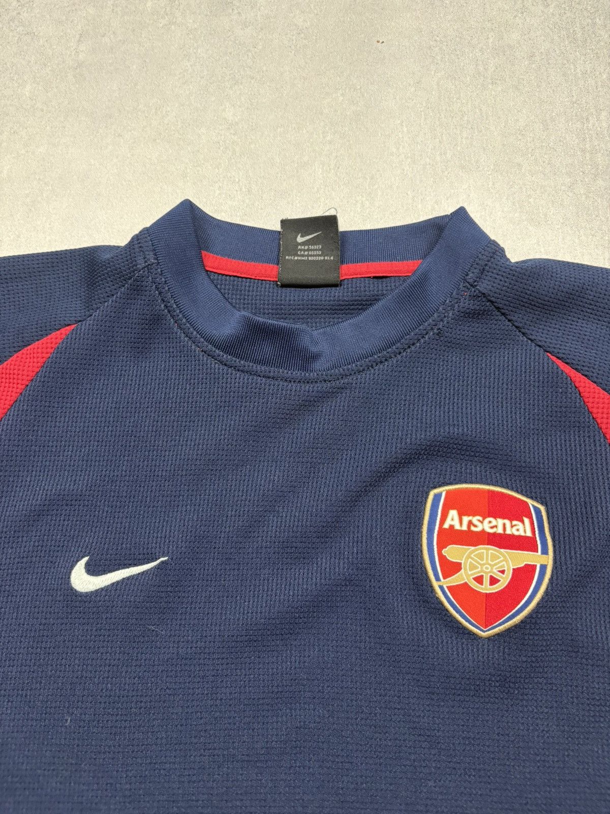 Nike Vintage Nike Arsenal 2002/2004Training Sweatshirt Soccer Kit Size US M / EU 48-50 / 2 - 6 Thumbnail