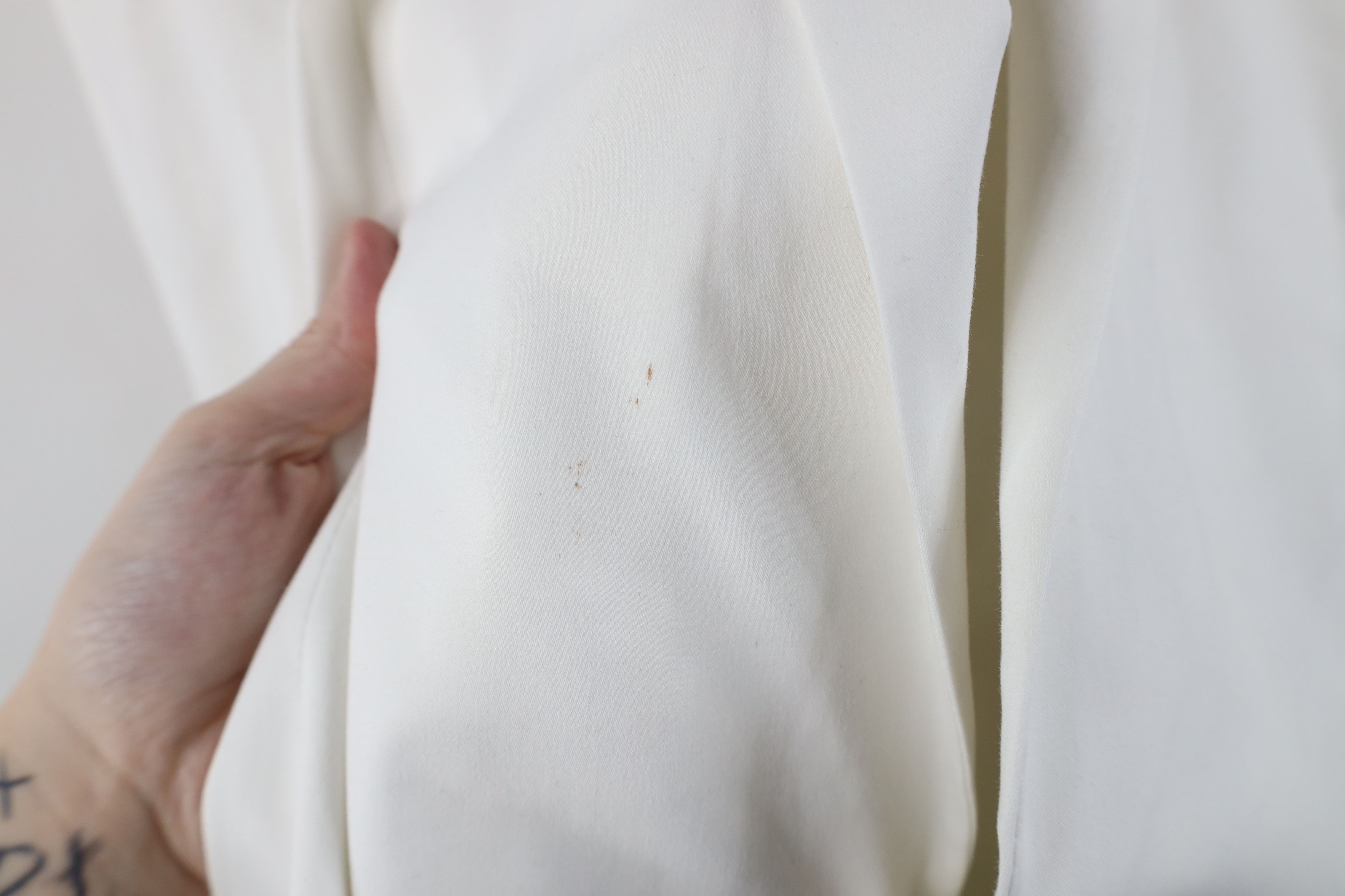 Express × Vintage Express One Button Wedding Tuxedo Suit Blazer Jacket White Size US XXL / EU 58 / 5 - 4 Thumbnail
