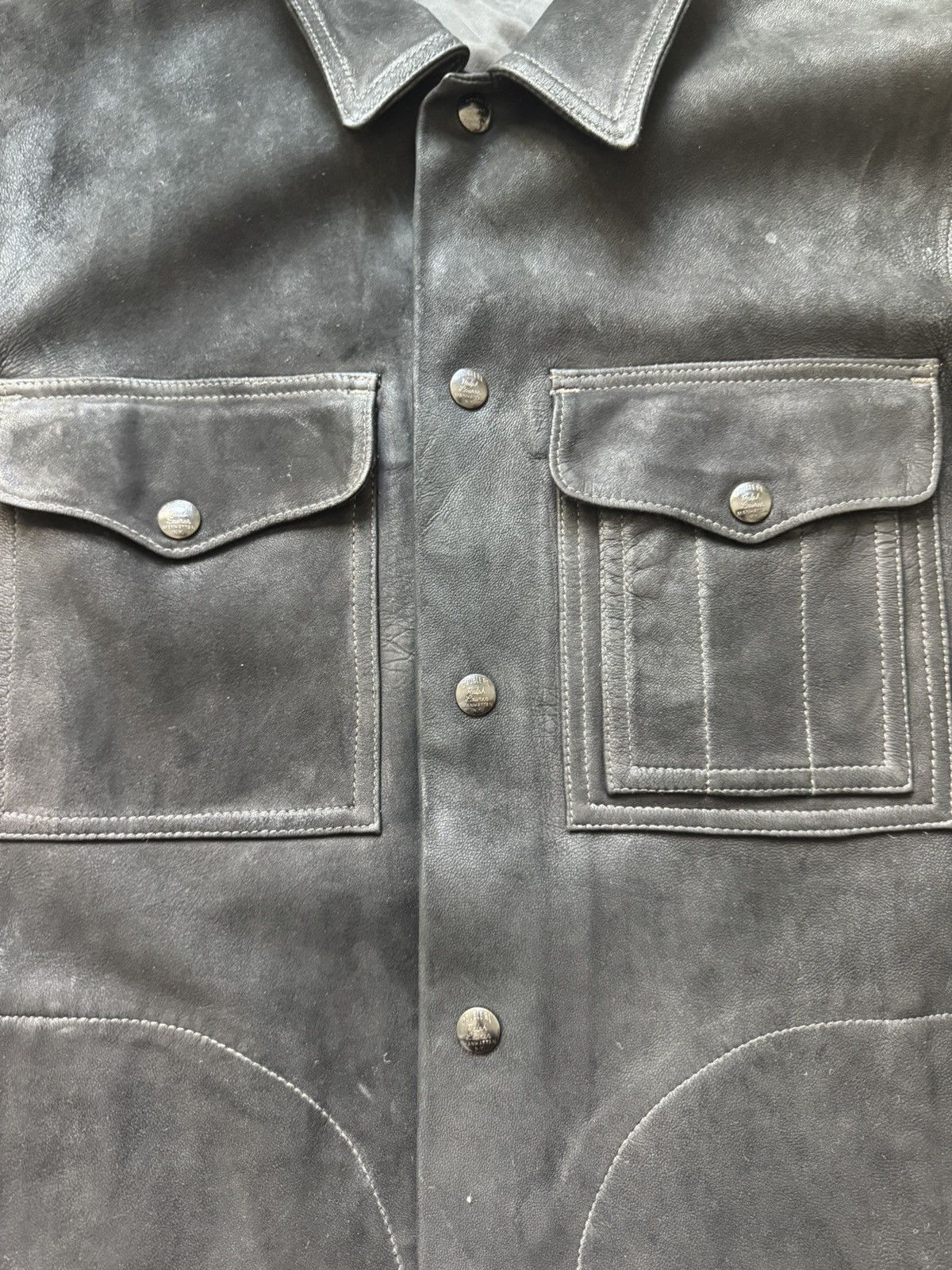 RRL Ralph Lauren Sheep Suede Chore Coat Size US M / EU 48-50 / 2 - 4 Thumbnail