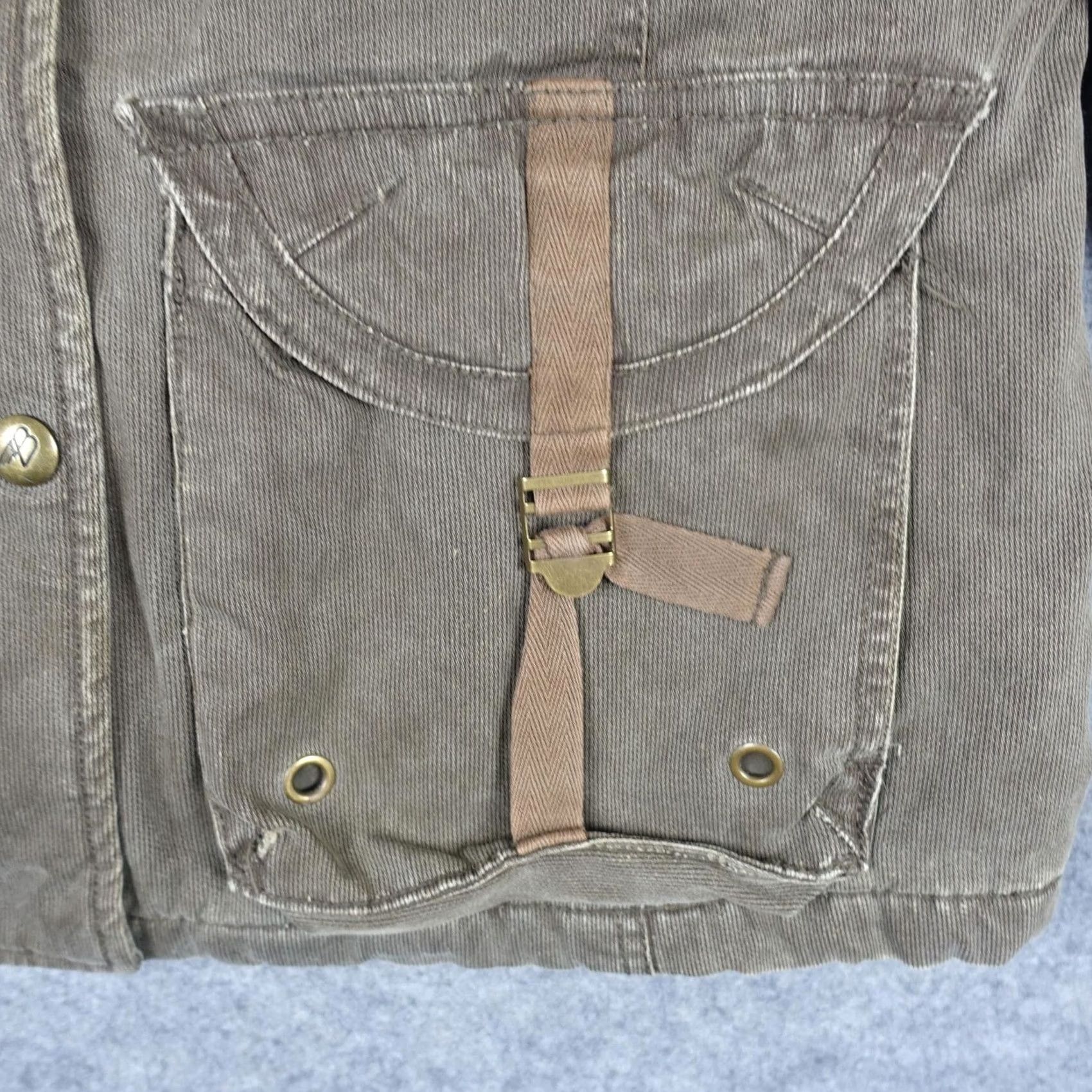 Buffalo David Bitton Buffalo David Bitton Jacket Womens XL Brown Corduroy Military Studded Pockets Size XL / US 12-14 / IT 48-50 - 5 Thumbnail