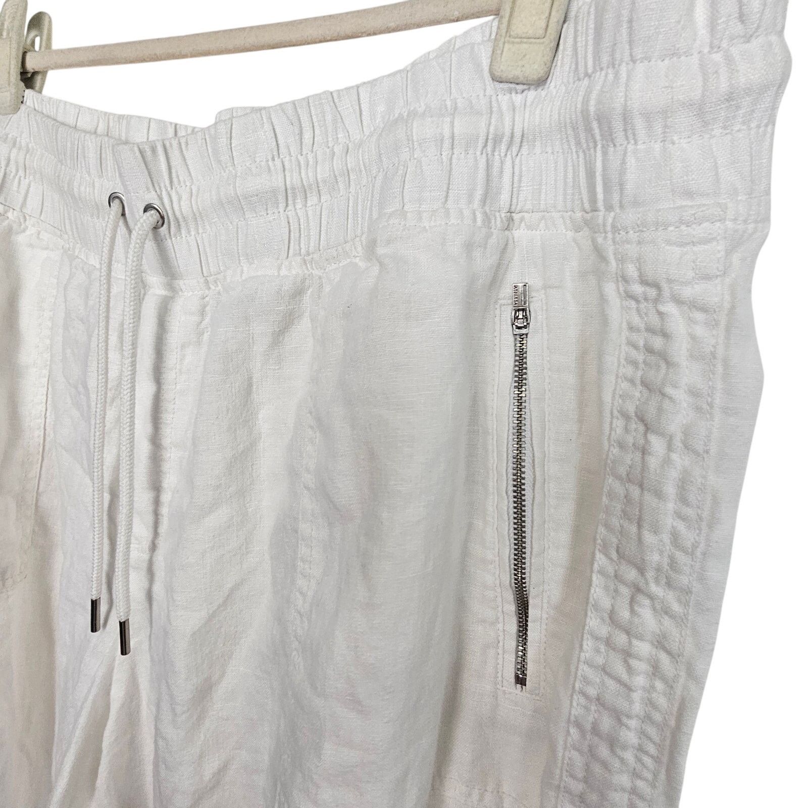 Athleta Athleta Womens Cabo Linen Joggers Size 22 Resortwear Beach Size 22" - 4 Thumbnail