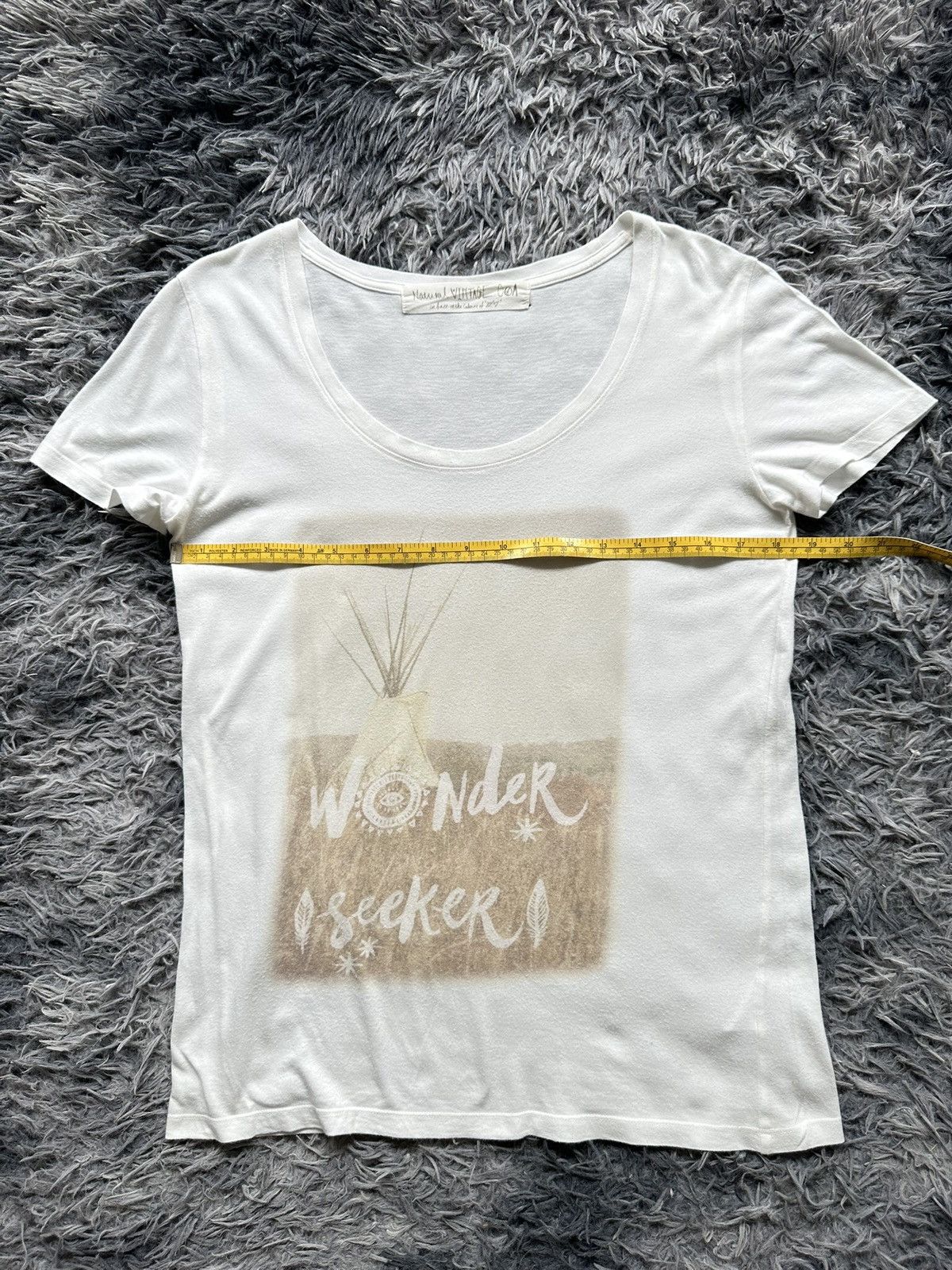 GOA 2010's GOA '' Wonder Seeker '' white tee Size US M / EU 48-50 / 2 - 6 Thumbnail