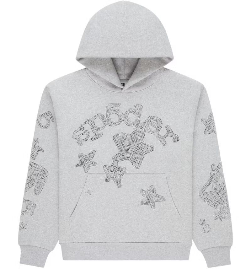 Sp5der Sp5der Rhinestone Beluga Hoodie Size US XL / EU 56 / 4 - 1 Thumbnail