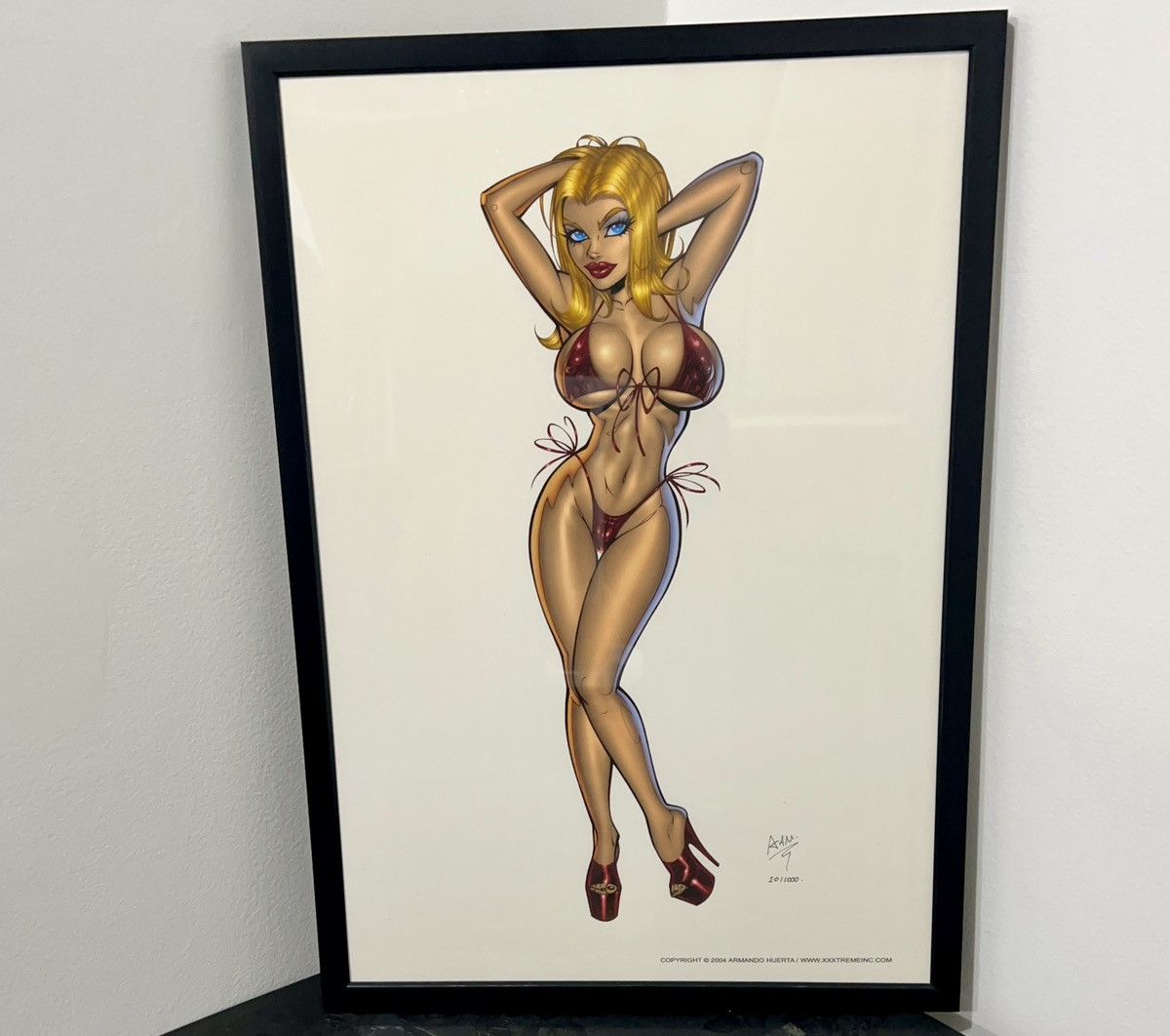 Marvel Comics CA Girl 2004 Armando Huerta XXXTREME Inc. lithographic Print Size ONE SIZE - 1 Thumbnail
