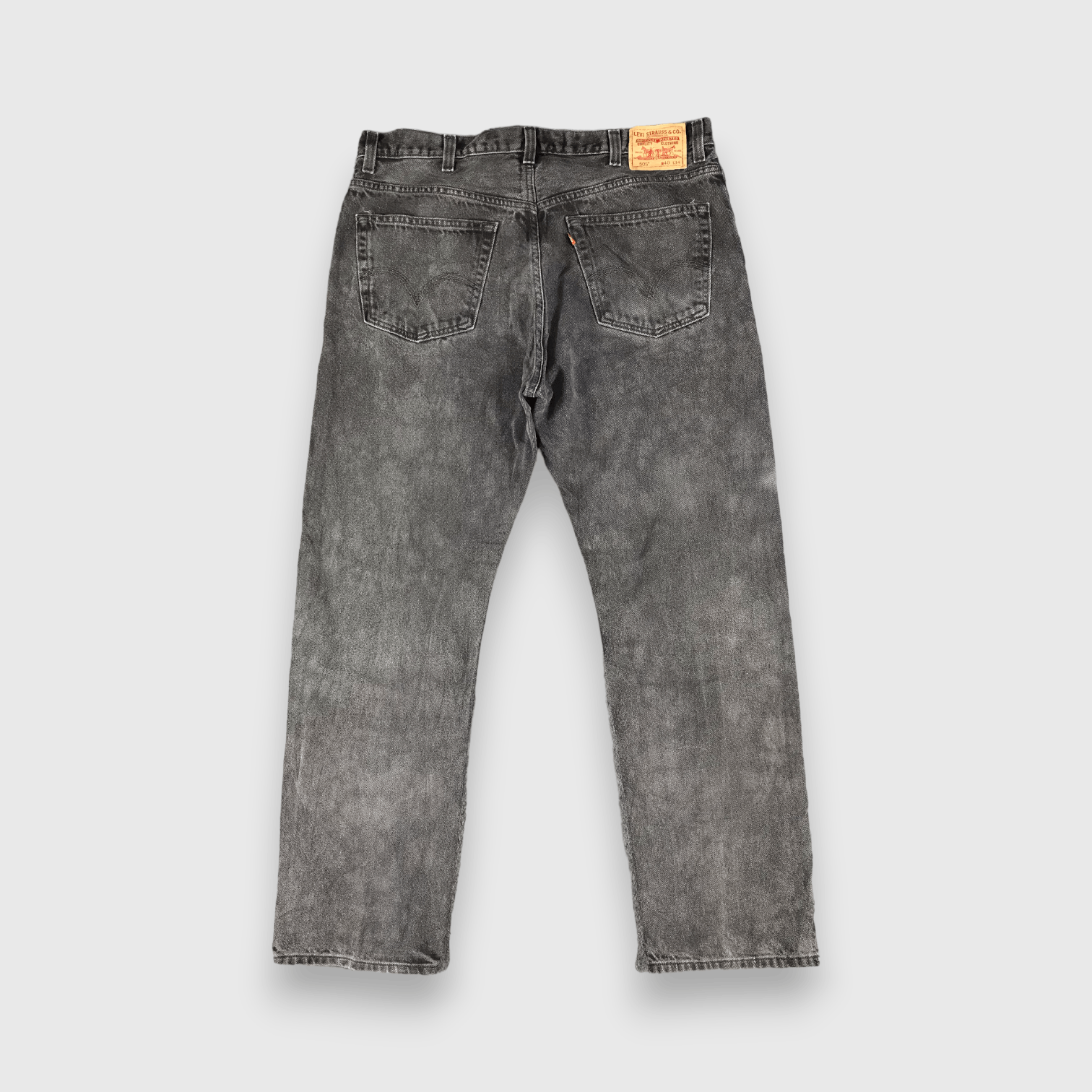 Levi's Vintage Faded Black Levis 505 Jeans-J2580 Size US 39 - 2 Thumbnail