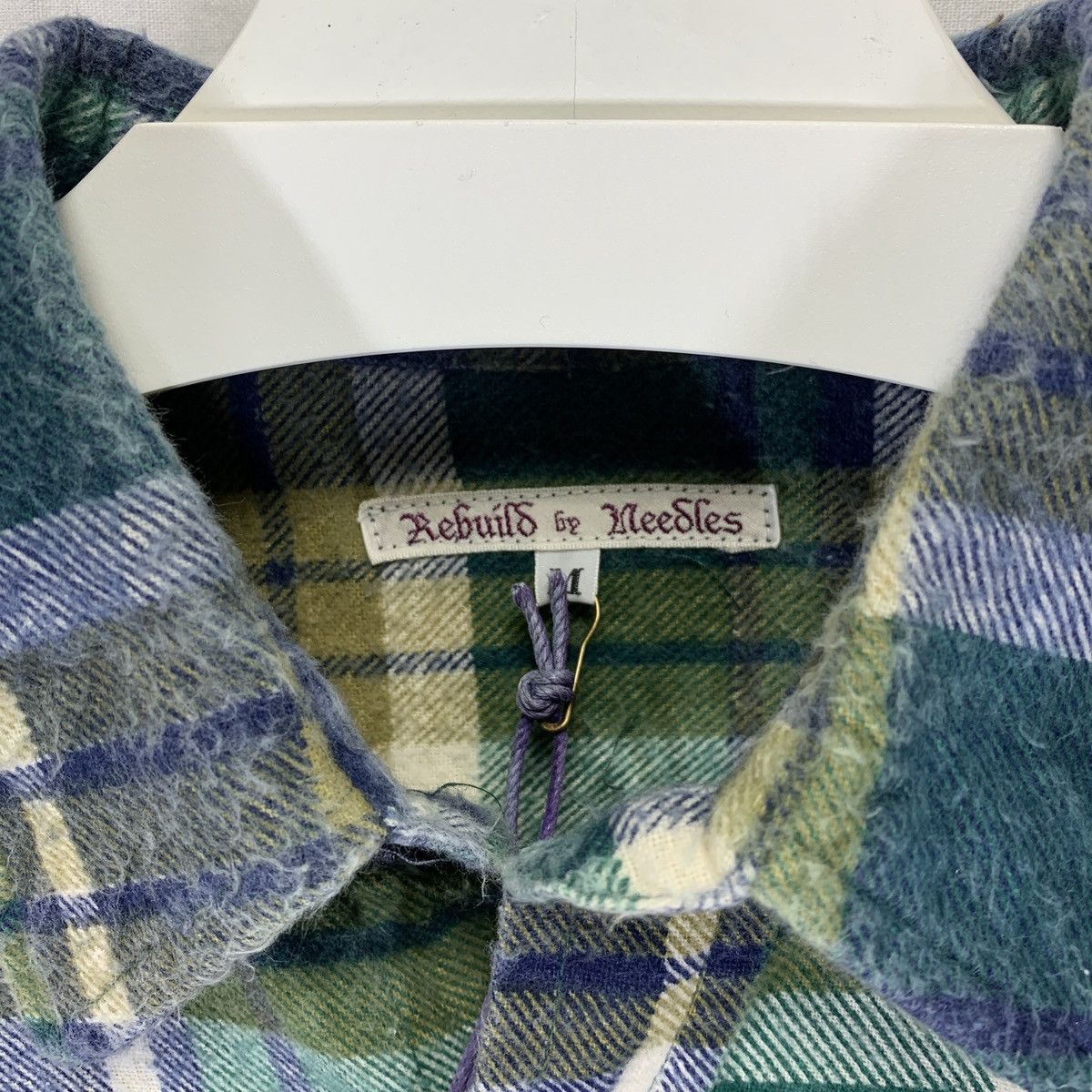 Needles NEW W/TAG! NEEDLES REBUILD 7 CUT FLANNEL SHIRT Size US M / EU 48-50 / 2 - 7 Thumbnail