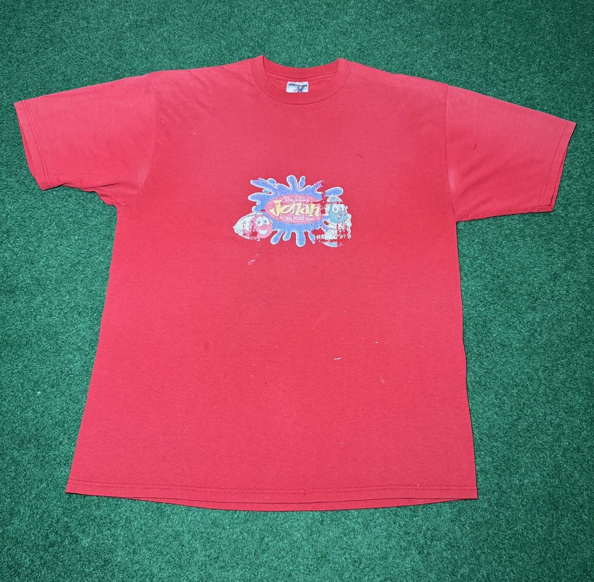Vintage Vtg VegeTales Jonah Overboard Adventure 2002 Movie T Shirt Size US XL / EU 56 / 4 - 1 Thumbnail