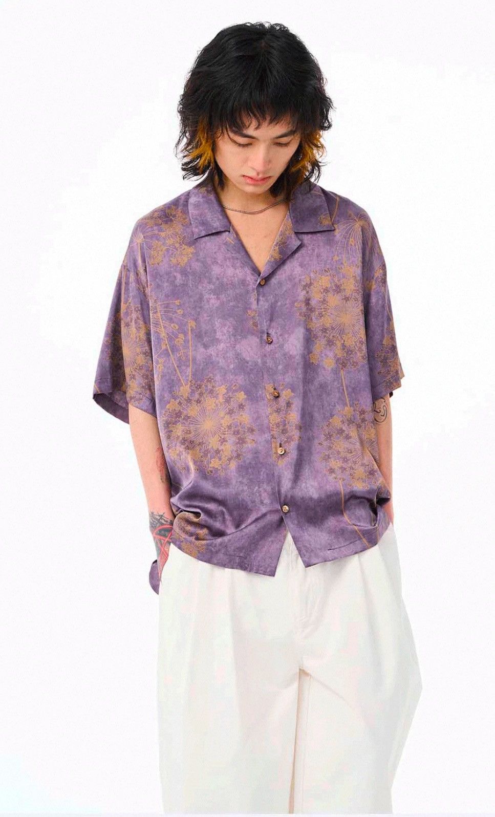 Other Graffiti Button Up Short Sleeve Shirt Size US M / EU 48-50 / 2 - 9 Thumbnail