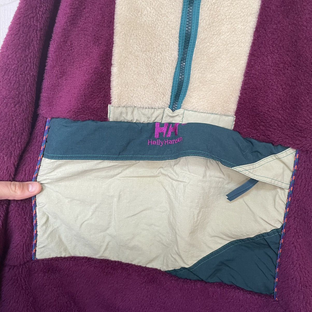 Helly Hansen × Vintage Rare Vintage 90s Helly Hansen Sherpa Fleece Patagonia Oakley Size US XL / EU 56 / 4 - 2 Thumbnail