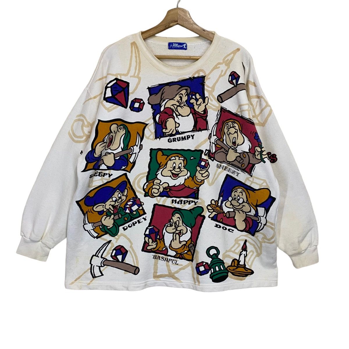 Anime × Cartoon Network × Warner Bros The Dwarfs Big Logo Longsleeve Sweatshirt Size XL Size US XL / EU 56 / 4 - 1 Thumbnail