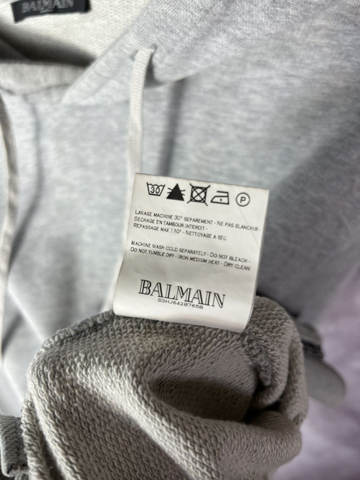 Balmain Balmain By Olivier Rousteing Double Side Zip Luxury Hoodie Size US L / EU 52-54 / 3 - 11 Thumbnail
