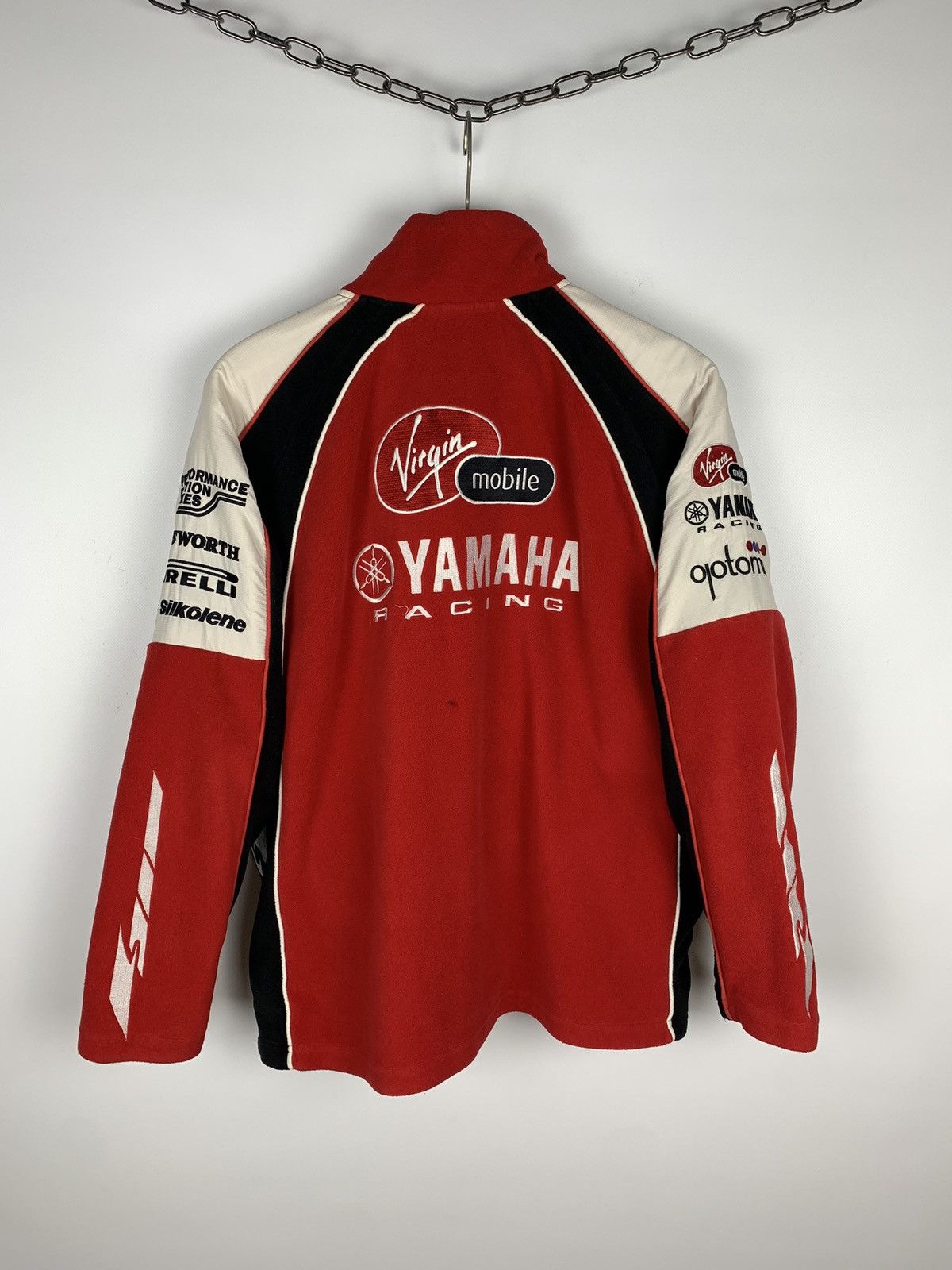 Yamaha Vintage Y2K Yamaha Formula 1 Fleece Racing Jacket Size XS Size US XS / EU 42 / 0 - 10 Thumbnail