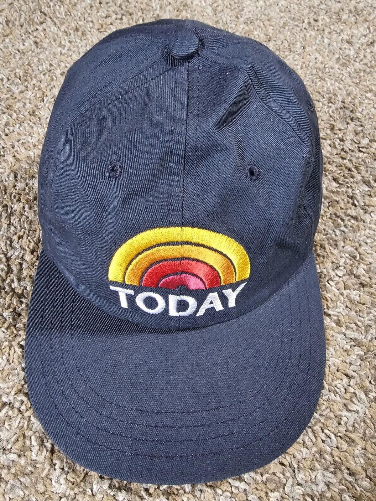 Designer Today Show Navy Hat Cap Embroidered Rainbow Logo Adjustable Size ONE SIZE - 2 Thumbnail