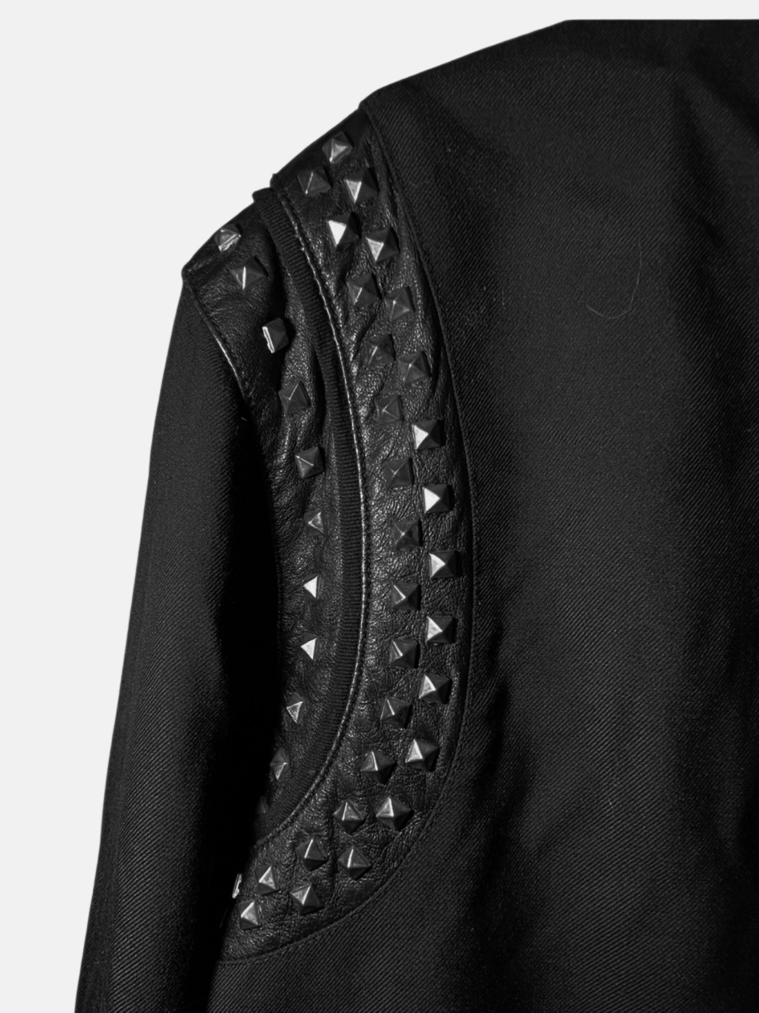 Saint Laurent Paris Saint Laurent 2015 Studded Teddy Varsity Jacket Size US L / EU 52-54 / 3 - 3 Thumbnail