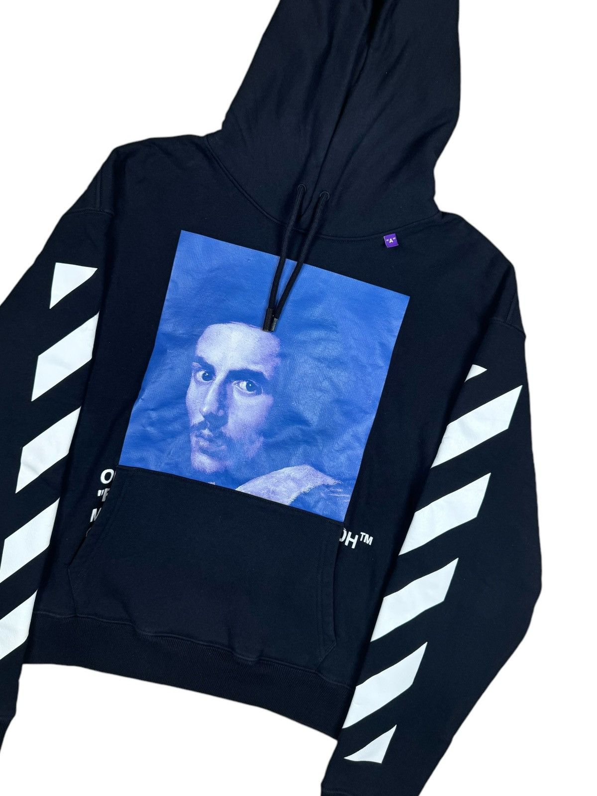 Off-White Off-White Bernini Diagonal Business Casual Pullover Hoodie Size US XS / EU 42 / 0 - 4 Thumbnail