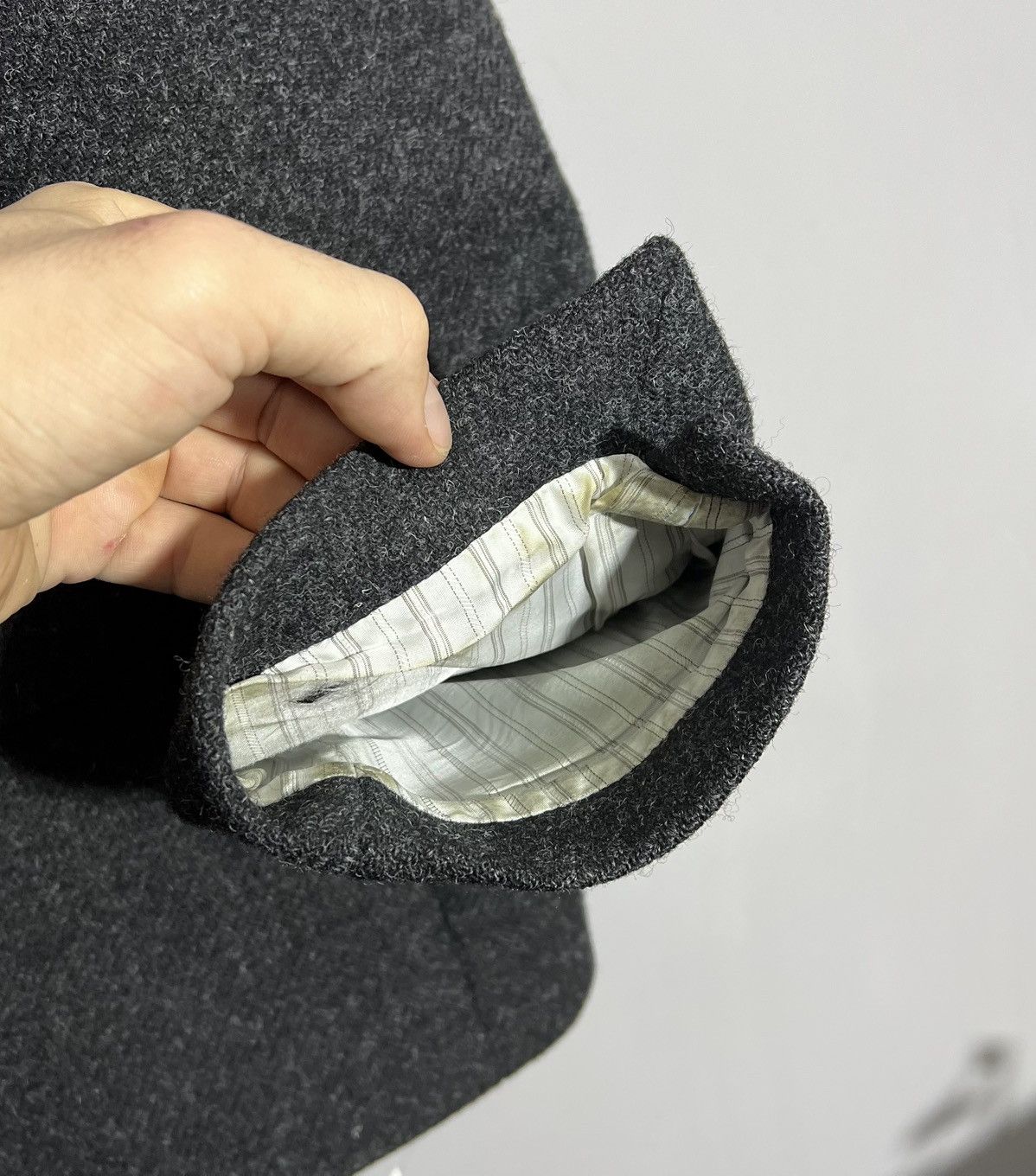 Harris Tweed × Vintage Vintage Harris Tweed Dark Gray Classic Blazer Two Button Size US XL / EU 56 / 4 - 3 Thumbnail