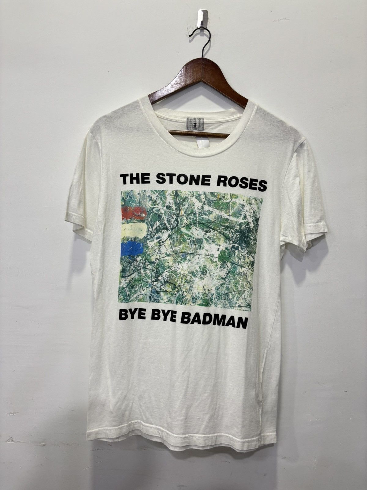 Band Tees × Japanese Brand The Stone Roses Bye Bye Badman Tshirt Size US M / EU 48-50 / 2 - 1 Thumbnail