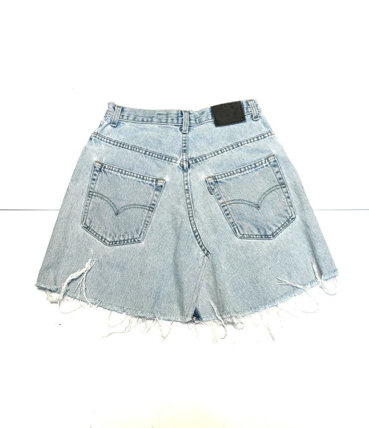 Levi's Levi's Silvertab Baggy Denim Skirt Size 27" / US 4 / IT 40 - 6 Thumbnail