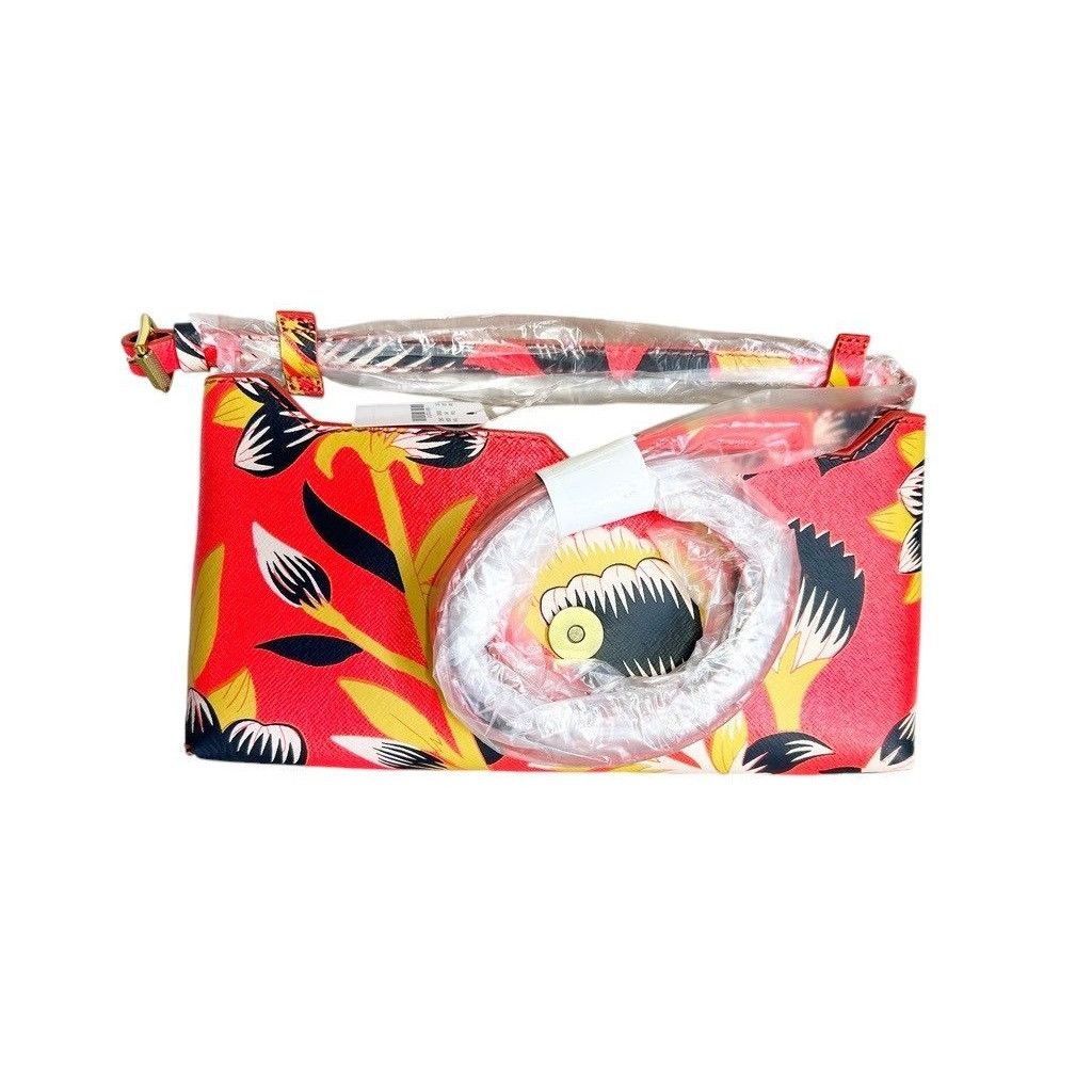 J.Crew J.Crew Multicolor Hibiscus Print Crossbody Clutch Purse Bag Size ONE SIZE - 4 Thumbnail