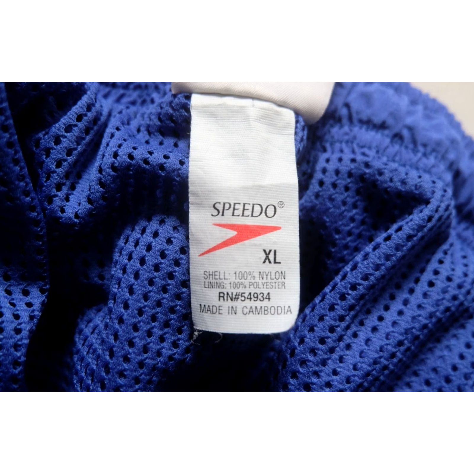 Speedo VINTAGE Speedo 90s Y2K SWIM TRUNK BLUE NYLON SHORTS 5" SIZE XL Mens Size US 36 / EU 52 - 6 Thumbnail
