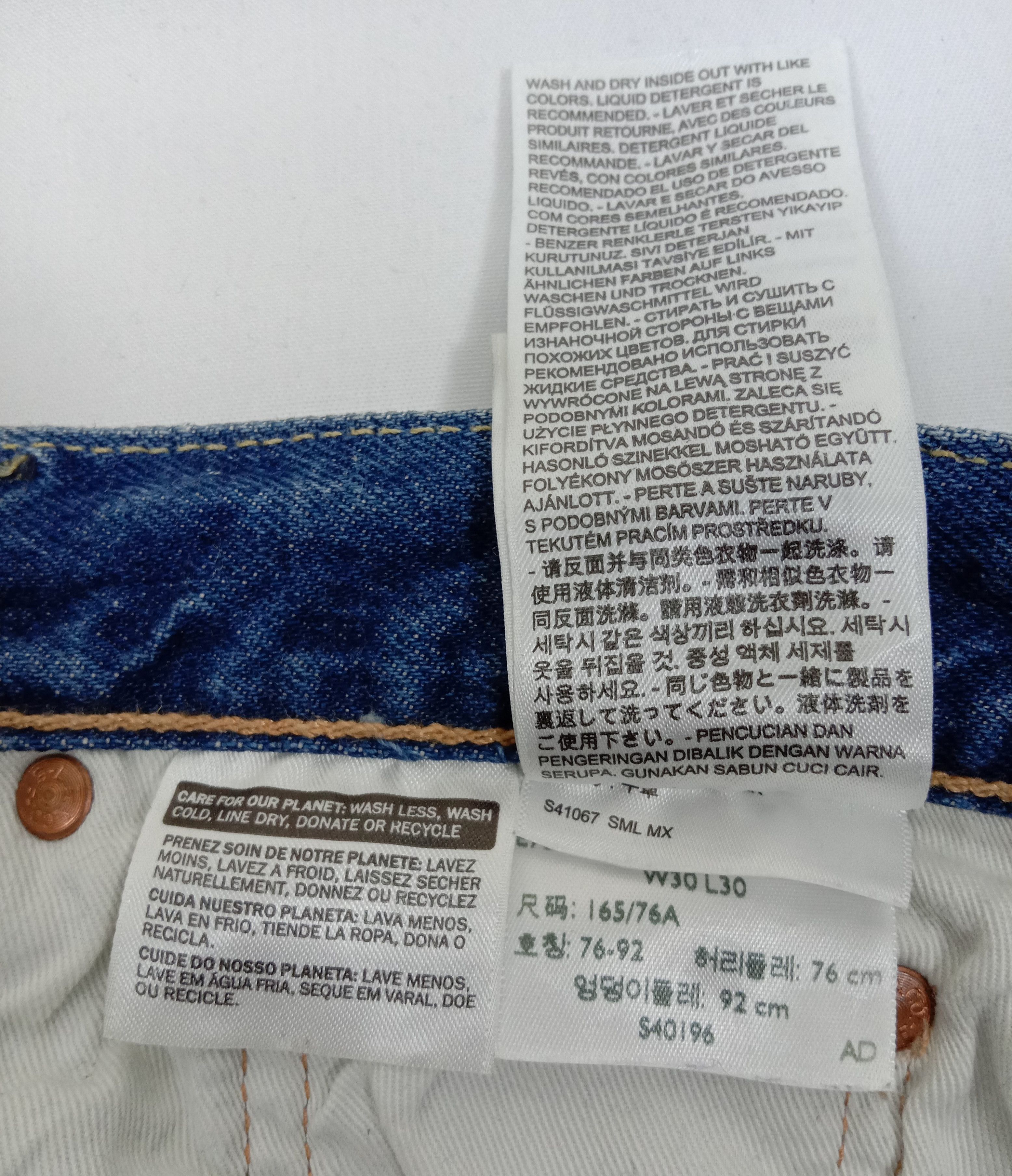 Levi's Vintage Levi's 501s Jeans Faded Blue Distressed Denim Size US 30 / EU 46 - 15 Thumbnail