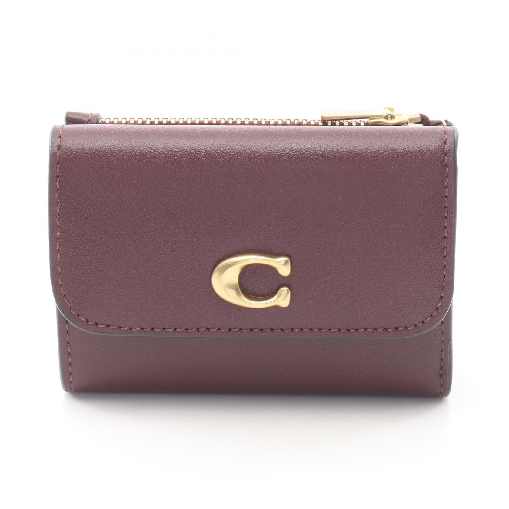 Coach Coach COACH Essential Leather Trifold Wallet Leather Short Wallet CBF60B4XD2 DUTY FREE for USA Size ONE SIZE - 1 Thumbnail