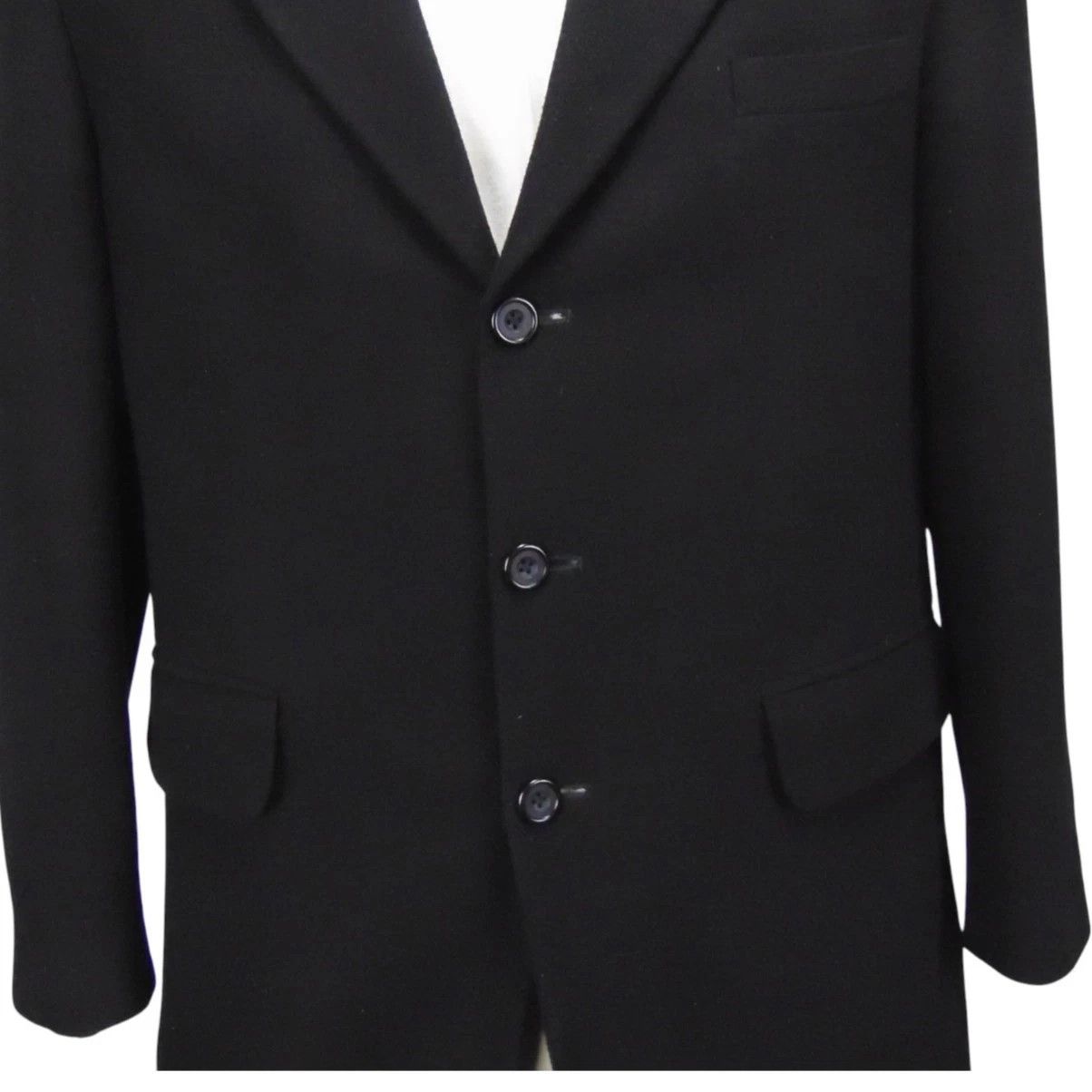 Oscar De La Renta Oscar de la Renta Cashmere Blend Blazer Black 42R Size 42R - 6 Thumbnail