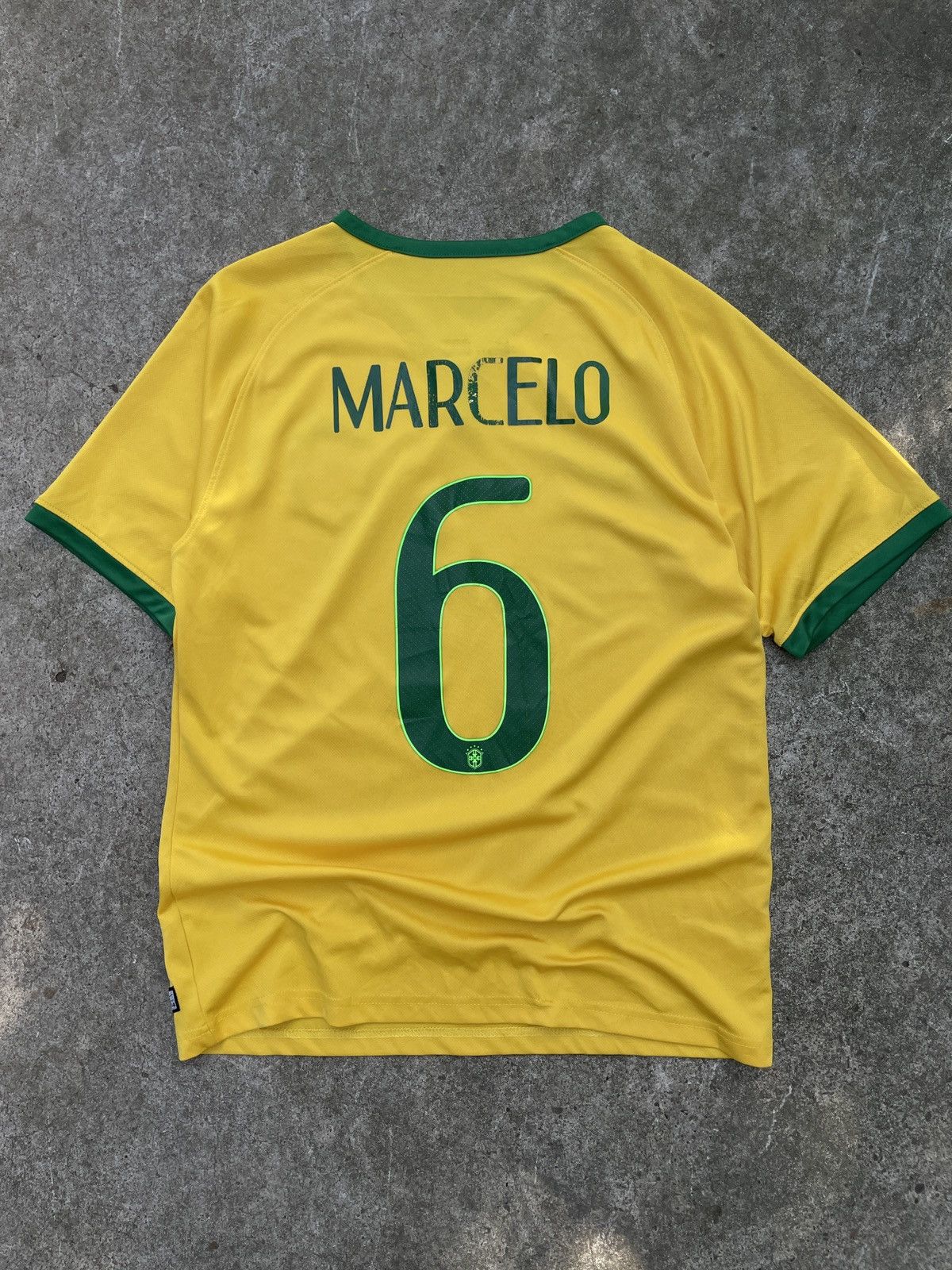 Nike × Vintage Nike Marcelo Brazil National Soccer Futbol Jersey Kit Size US S / EU 44-46 / 1 - 1 Thumbnail
