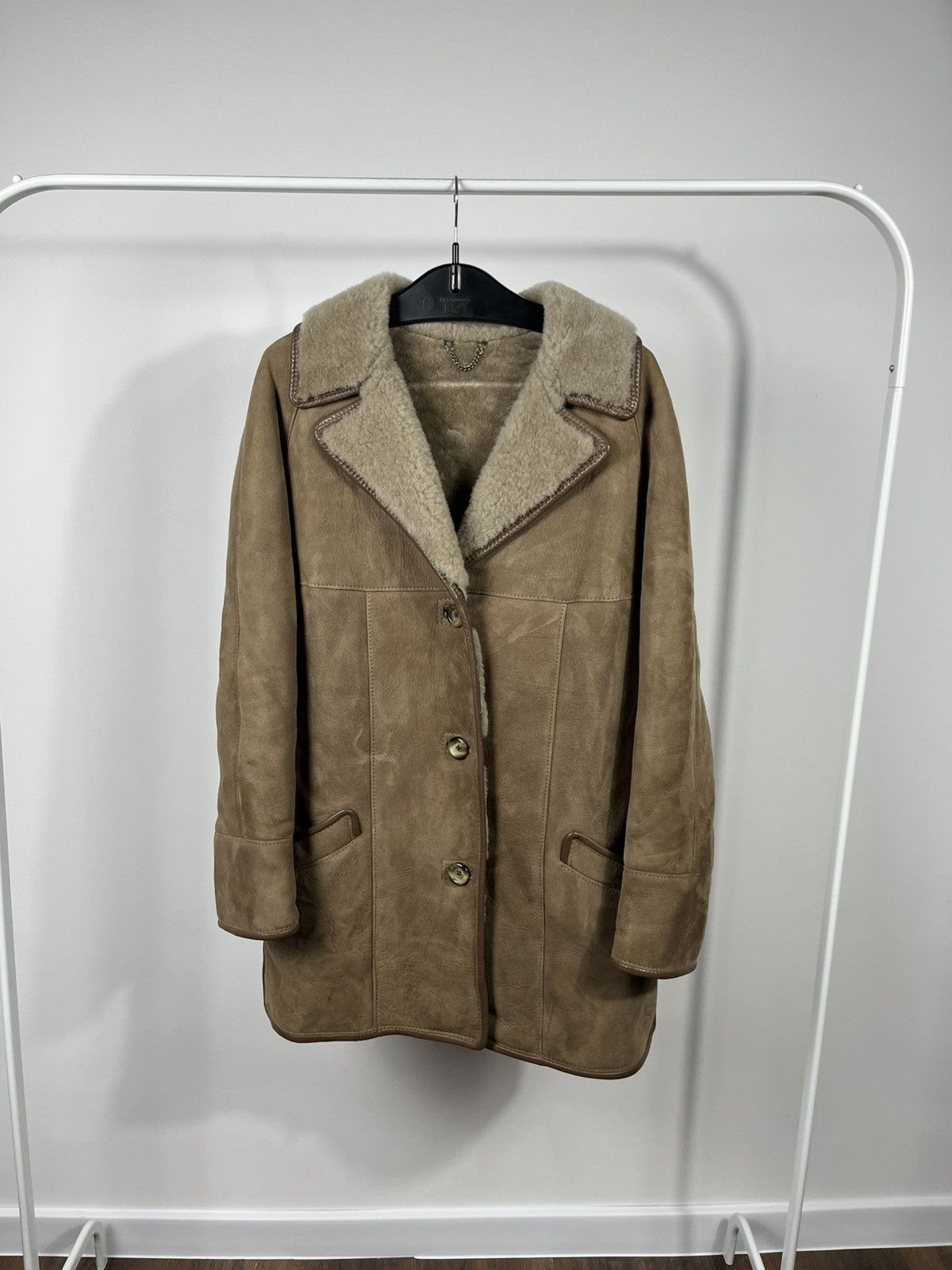 Other Women’s Lambskin Shearling Coat Brown Real Sheepskin size L Size L / US 10 / IT 46 - 1 Thumbnail
