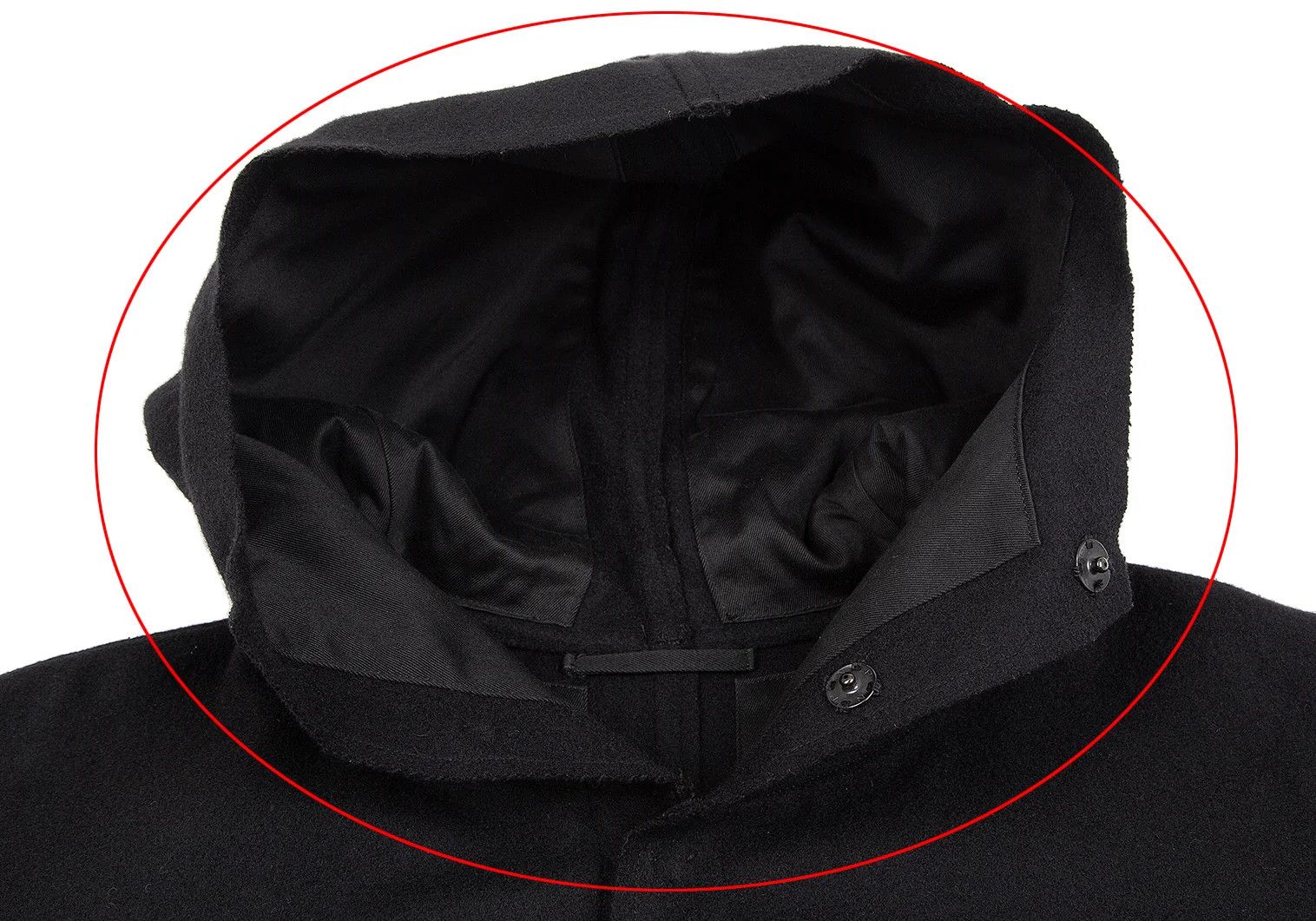 Yohji Yamamoto Yohji Yamamoto Wool Felt Hooded Coat Size US M / EU 48-50 / 2 - 4 Thumbnail