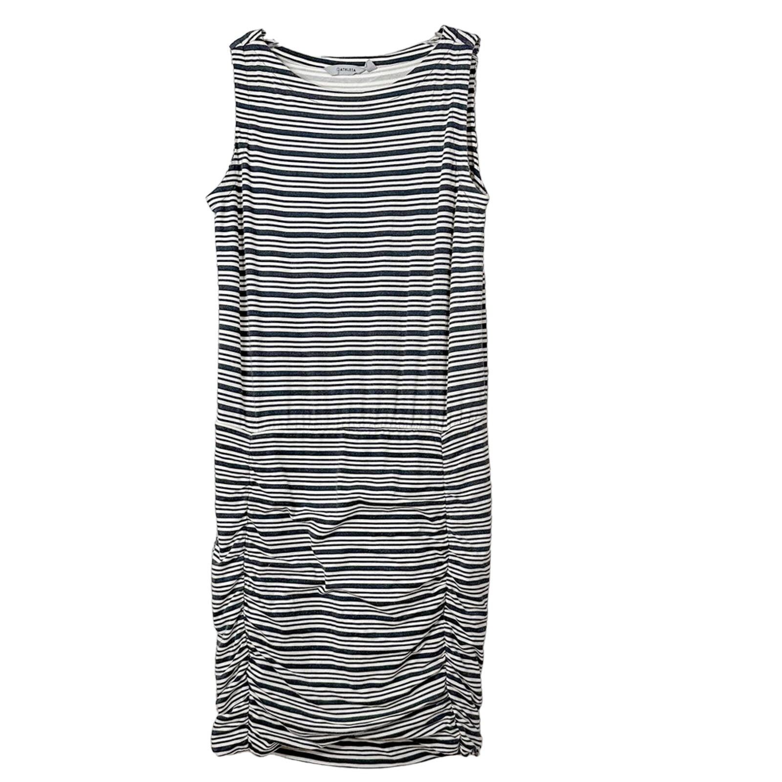 Athleta Athleta Tulip Striped Bodycon Dress, EUC, Medium, MSRP $108 Size M / US 6-8 / IT 42-44 - 2 Thumbnail
