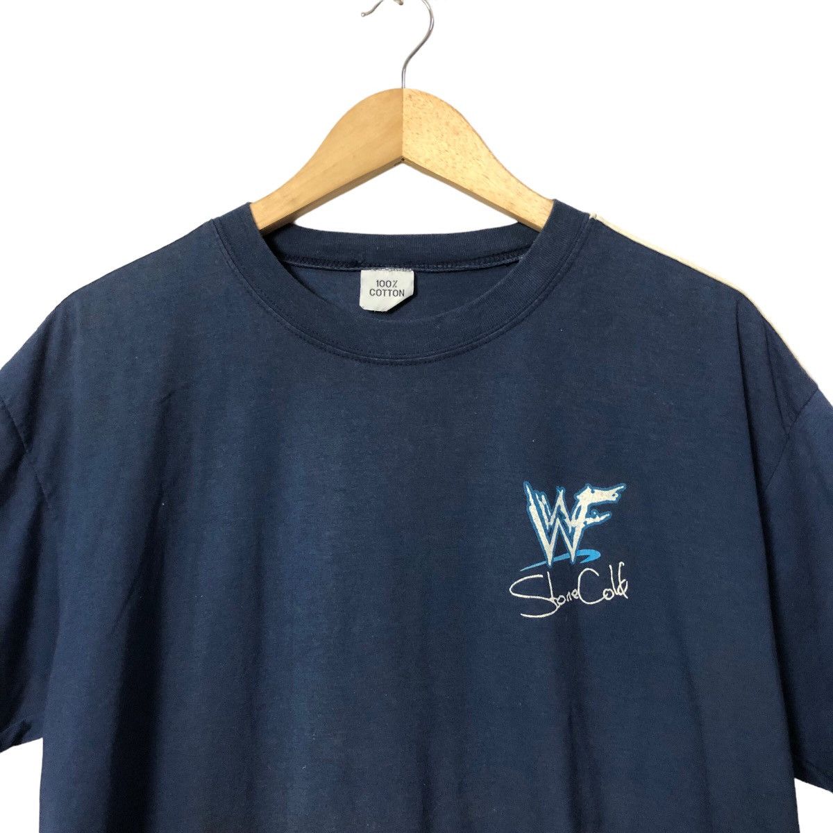 WWF Vintage WWF Stone Cold Steve Austin Big Print Crewneck Tee Size US L / EU 52-54 / 3 - 6 Thumbnail