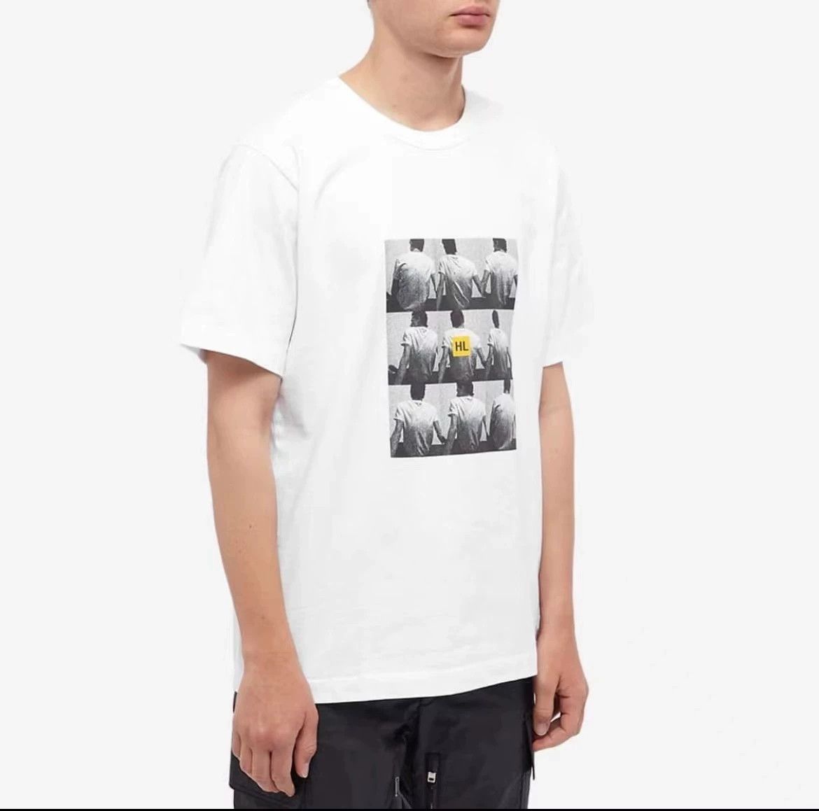 Helmut Lang HL Portrait Print T-shirt L Size US L / EU 52-54 / 3 - 6 Thumbnail