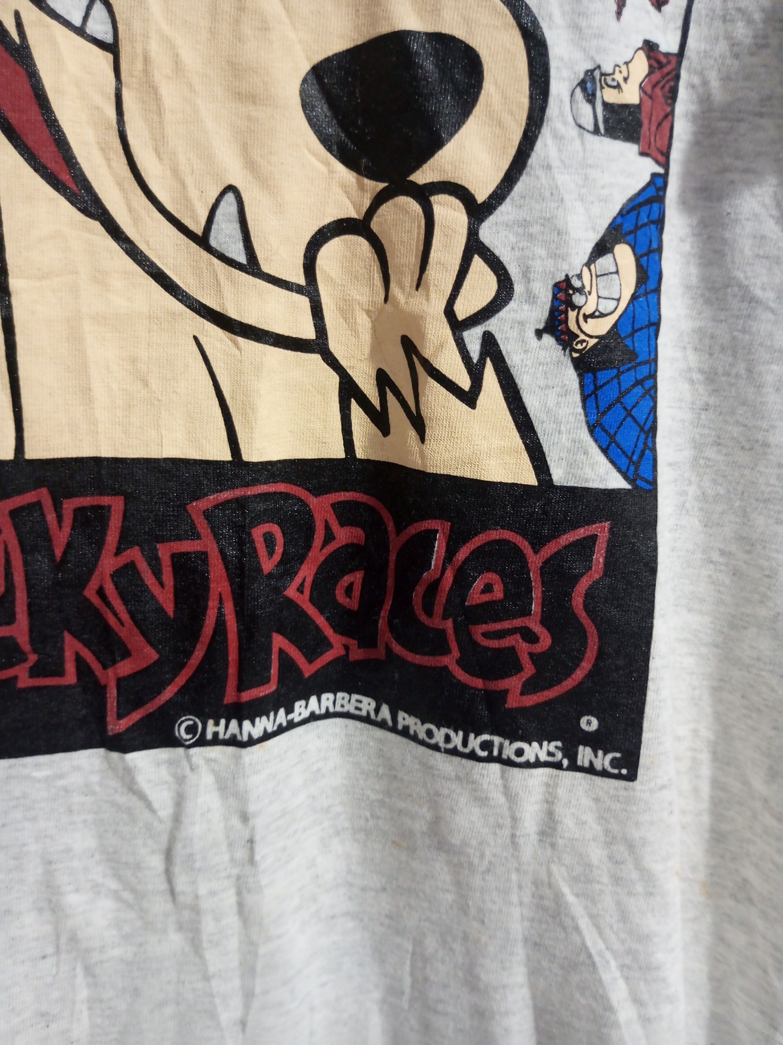 Cartoon Network Vintage Wacky Races HANNA-BARBERA PRODUCTIONS T SHIRT Size US M / EU 48-50 / 2 - 5 Thumbnail
