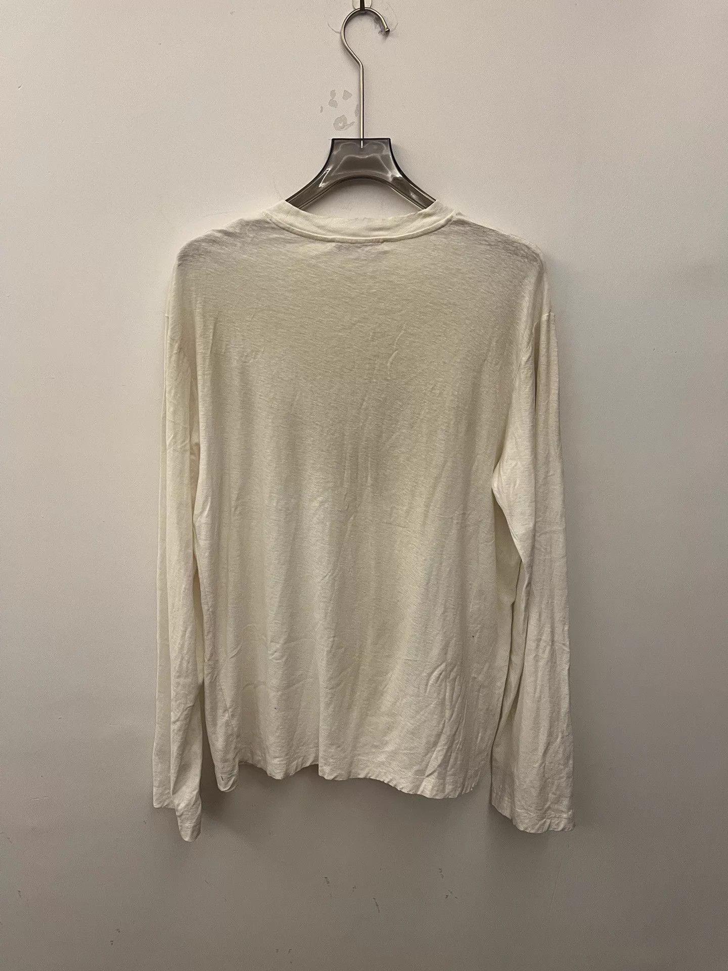 Acne Studios Acne SS23 1996 Vintage Logo LS Crew Neck Tee White S Unisex Size US S / EU 44-46 / 1 - 3 Thumbnail